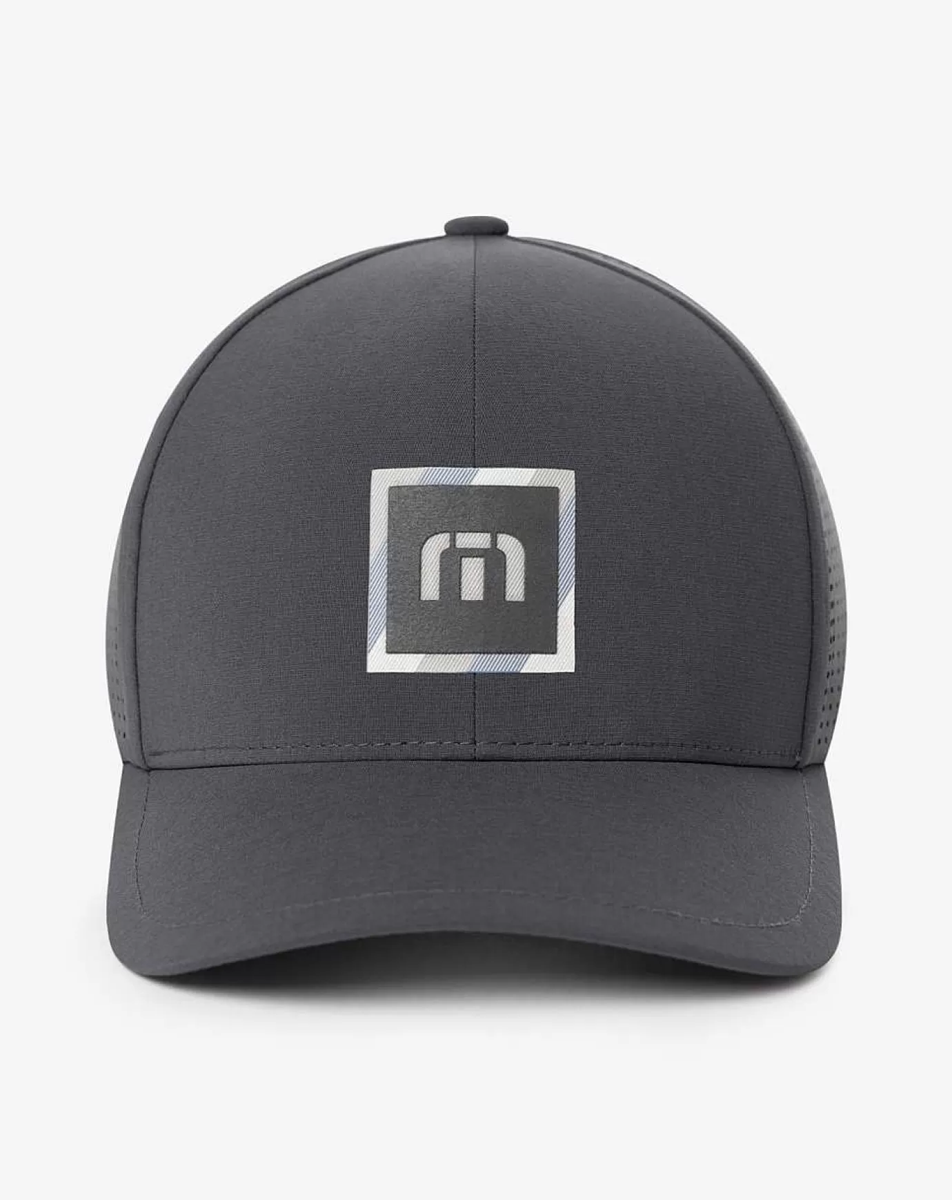 Clearance Travis Mathew Airfoil Heater Tech Snapback Hat Dark Grey