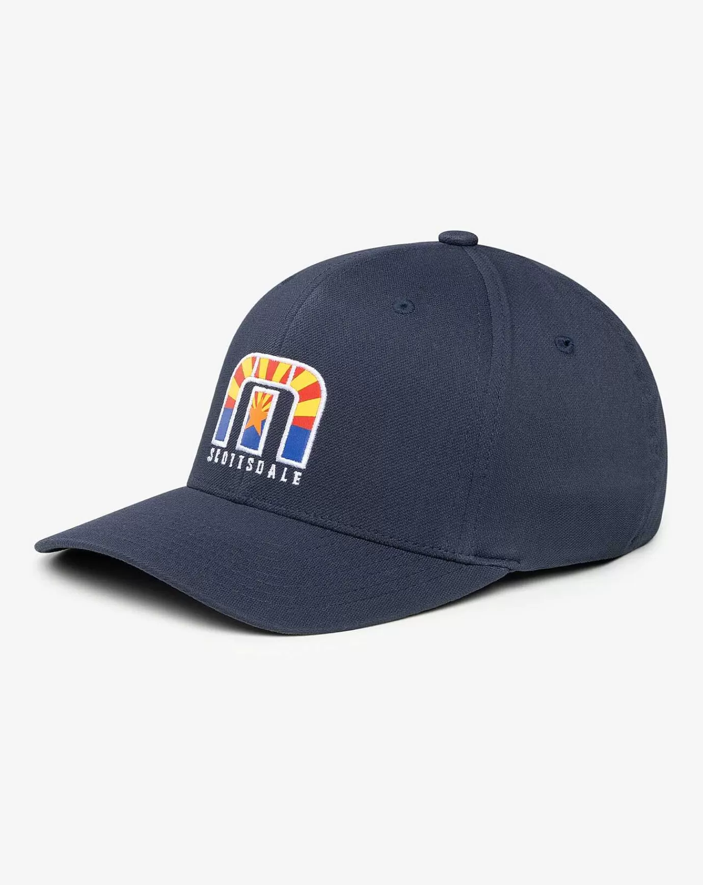 Outlet Travis Mathew Angels Window Fitted Hat Blue Nights