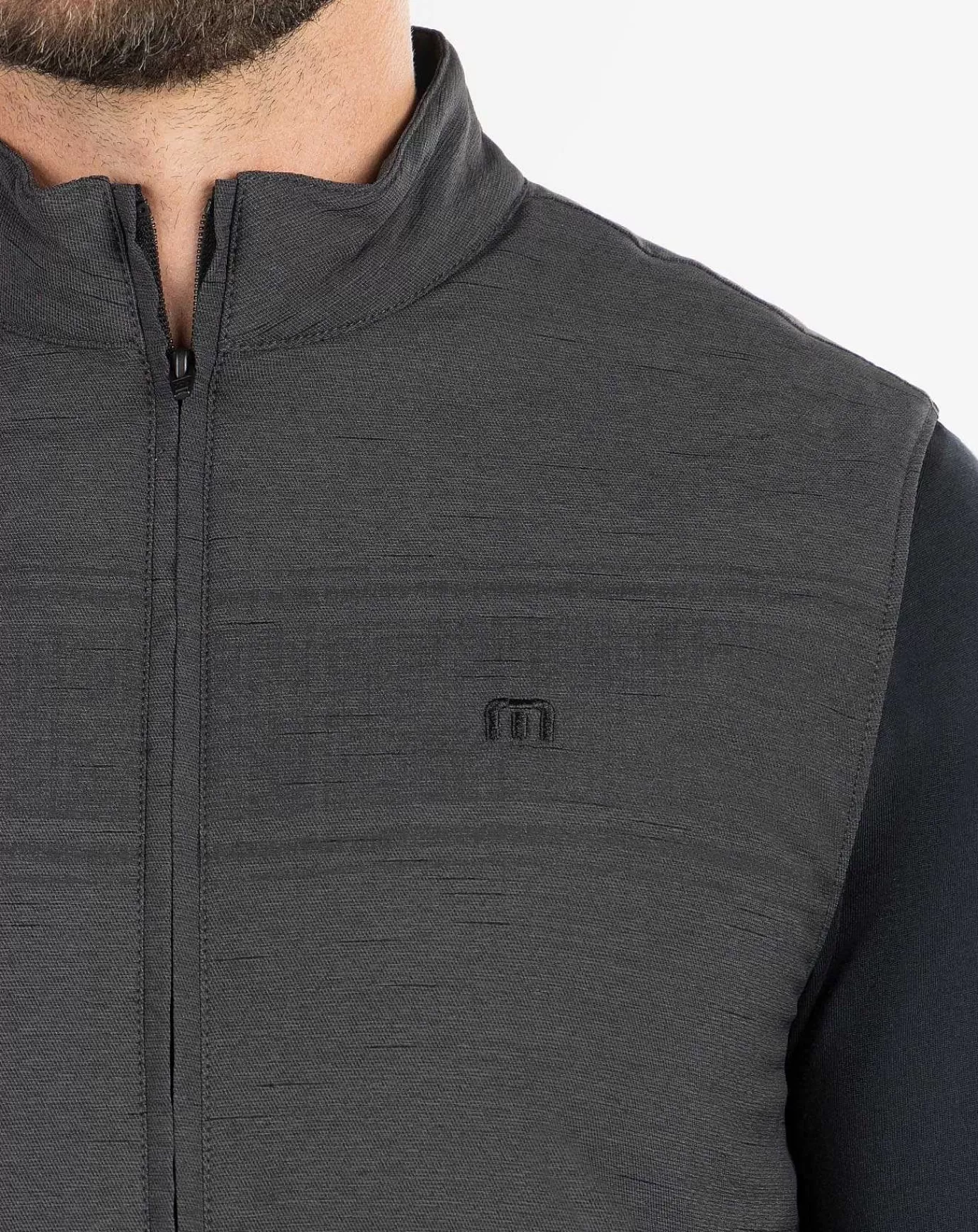 Clearance Travis Mathew Apex Flex Vest Heather Black