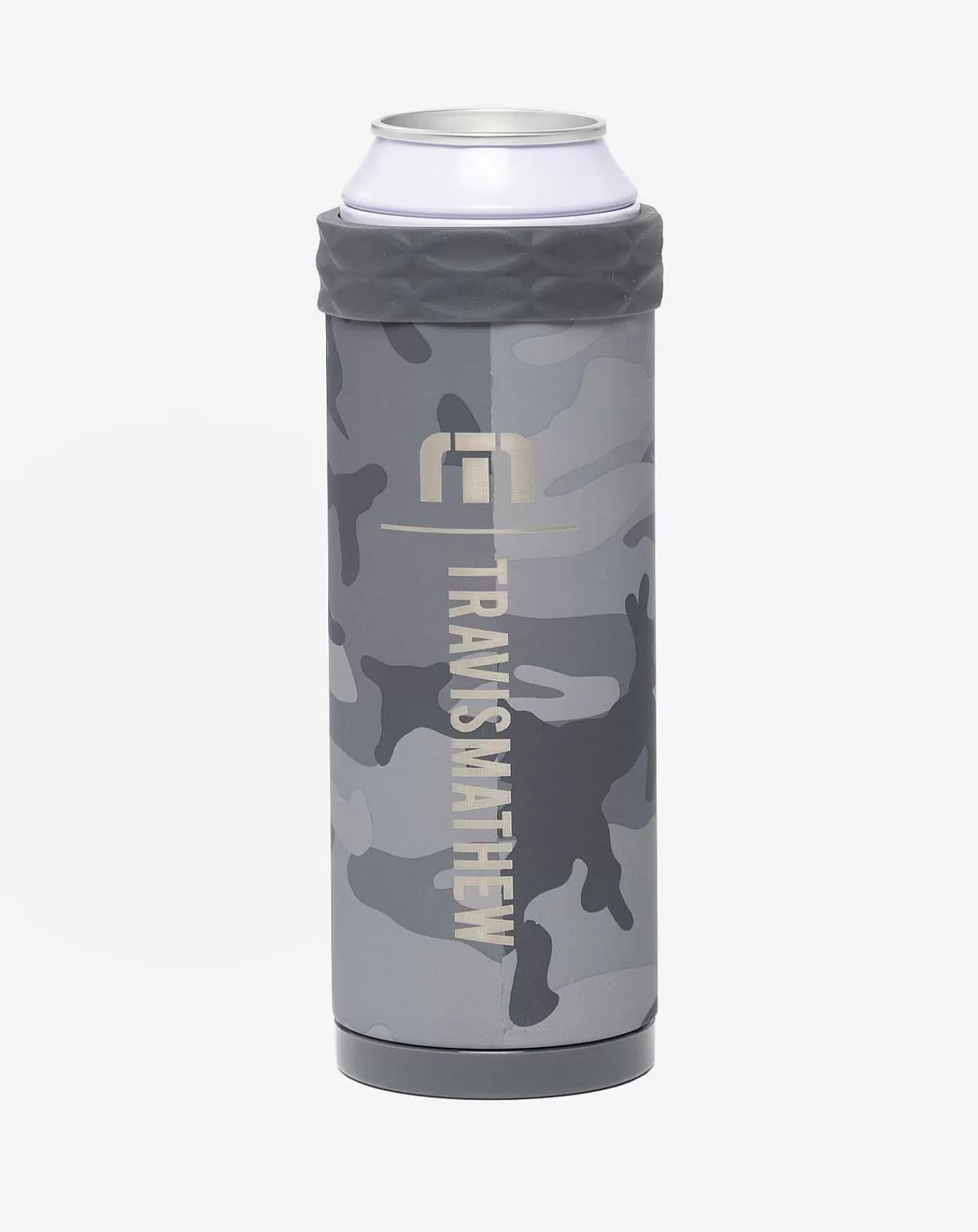 Fashion Travis Mathew Baby Steps Slim Can Cooler Grey Camo