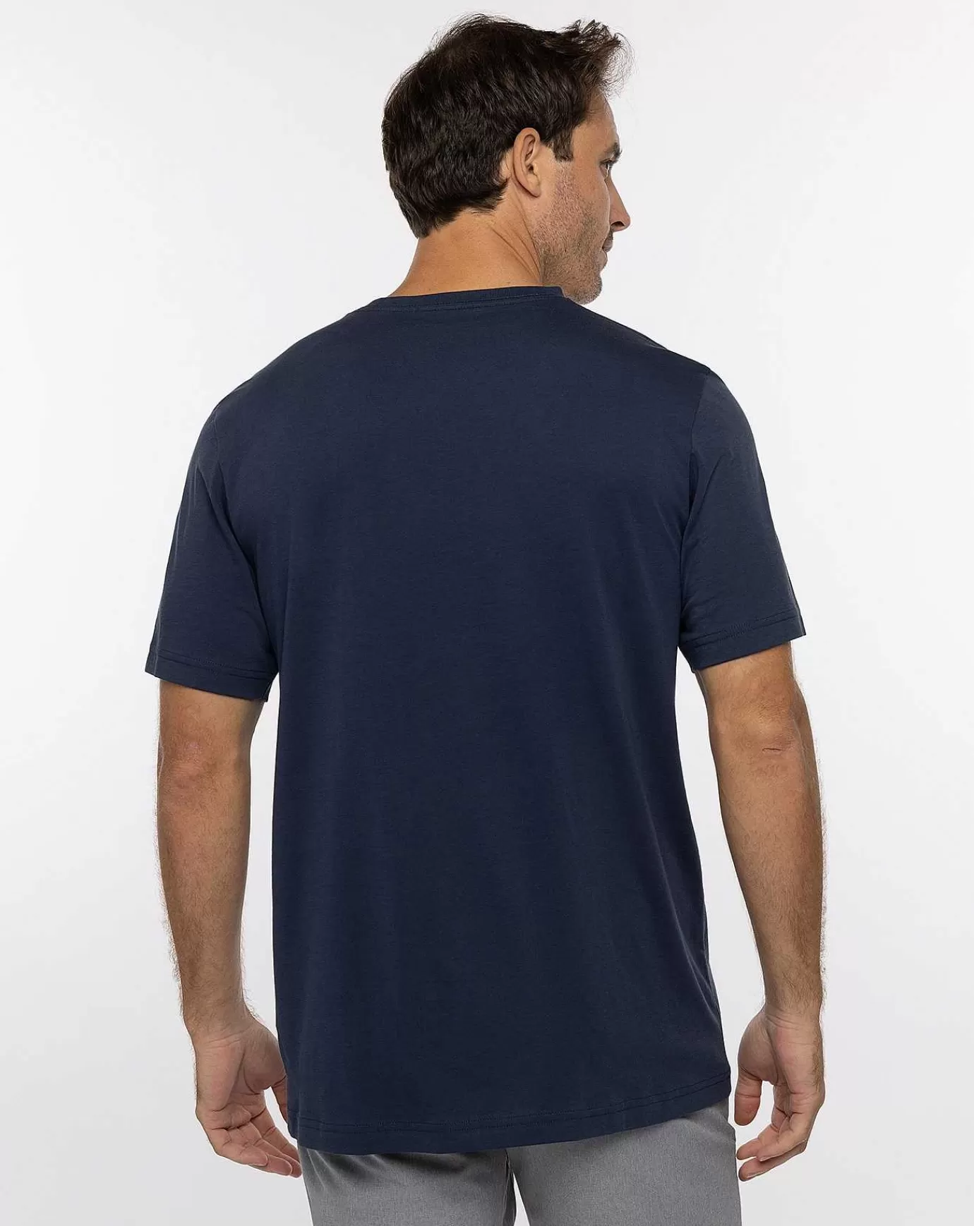 New Travis Mathew Backyard Blast Tee Mood Indigo