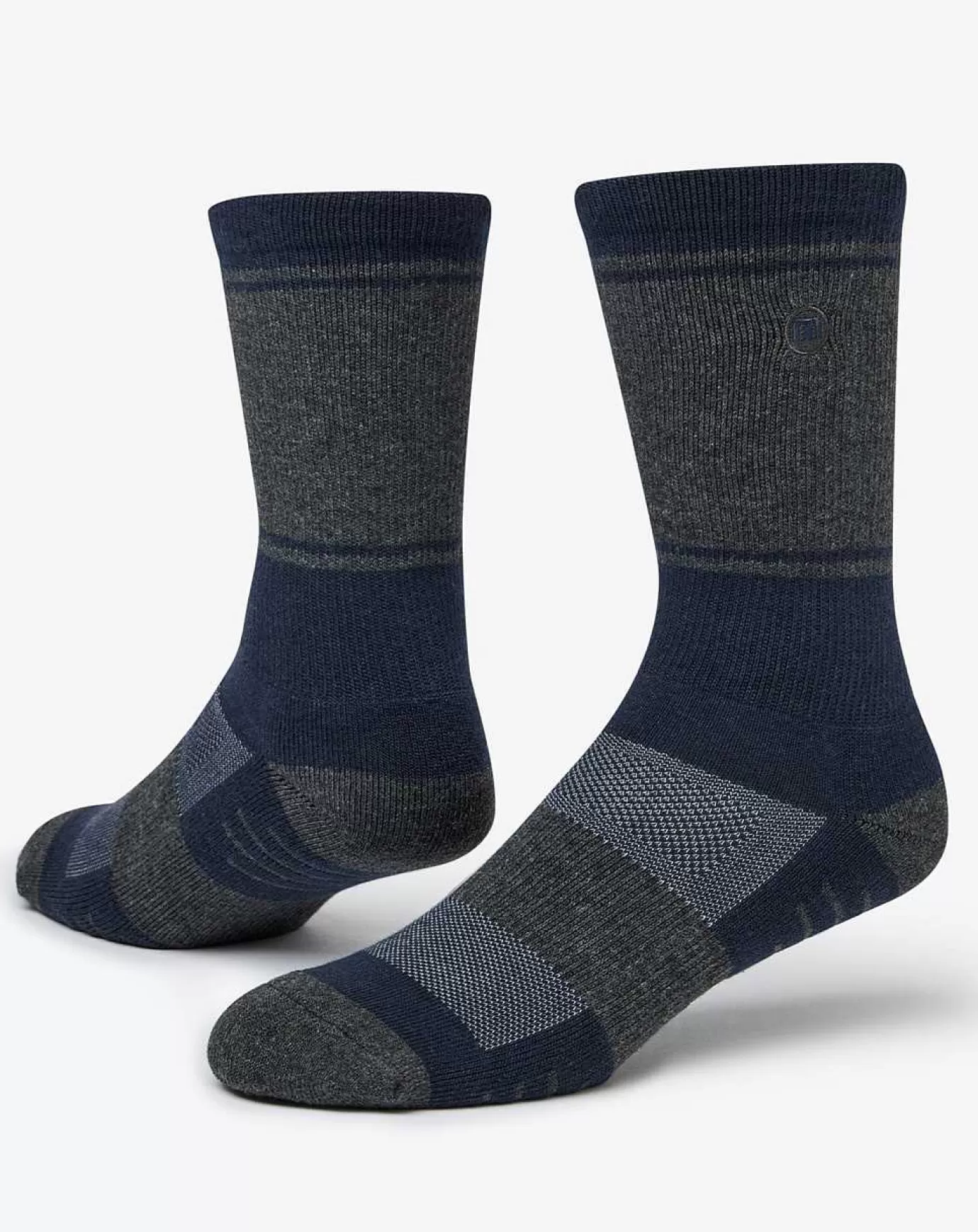 New Travis Mathew Baja 2.0 Crew Sock Heather Mood Indigo