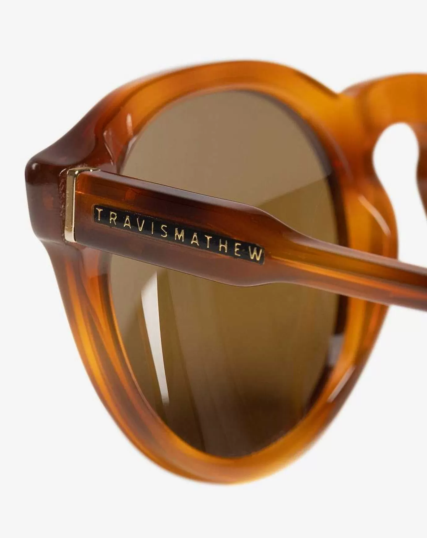 Hot Travis Mathew Bandon Sunglasses Light Tort/Bronze Polar