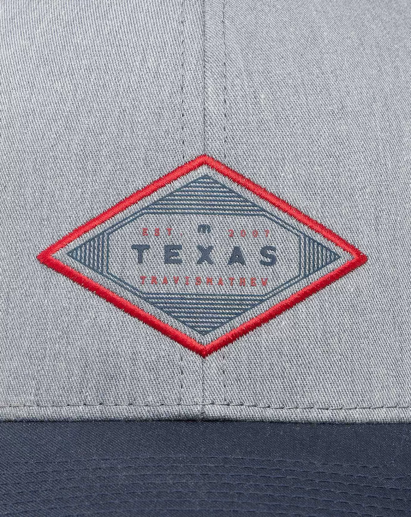 Best Sale Travis Mathew Bellville Tx Snapback Hat Heather Grey