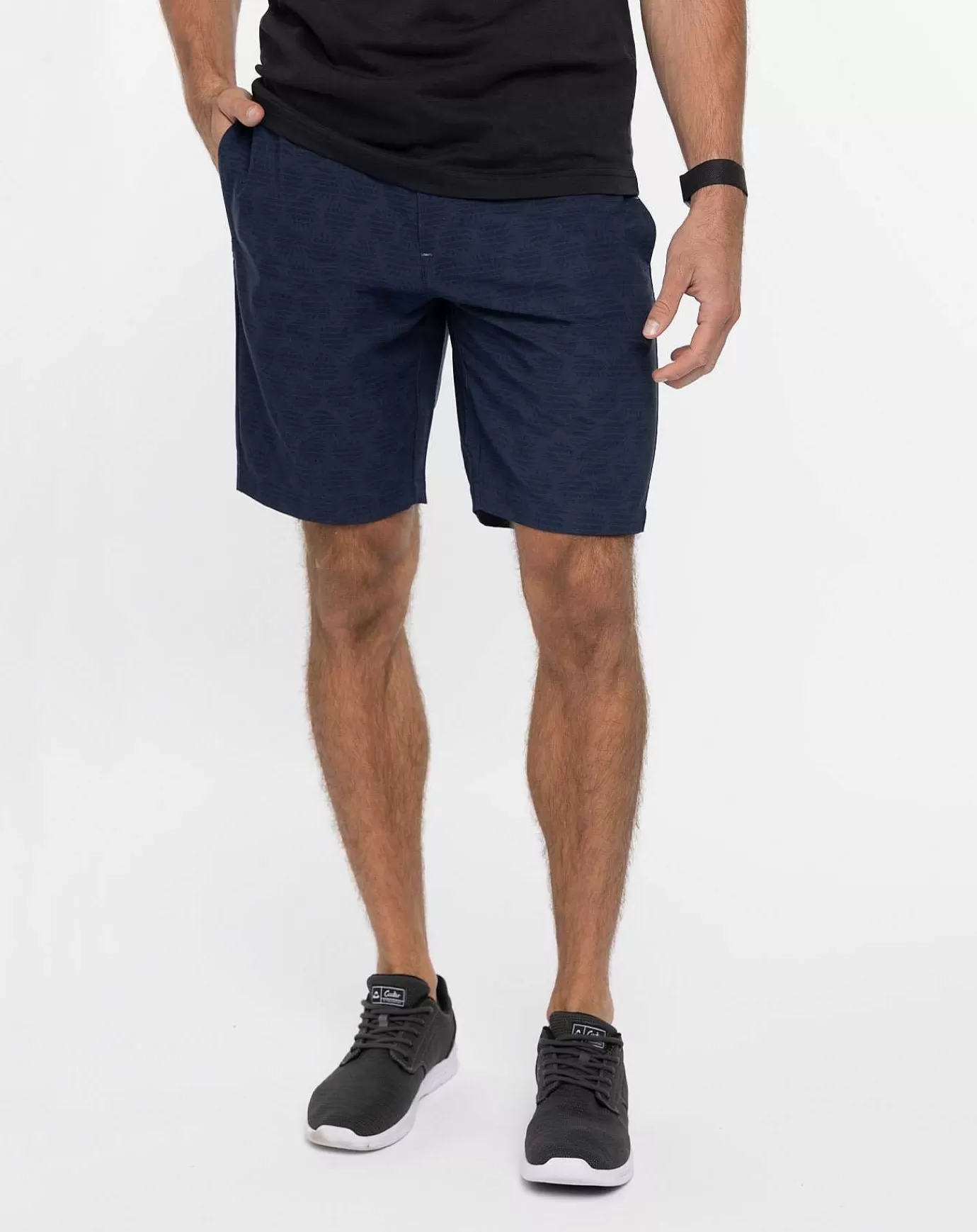 Sale Travis Mathew Boat Snacks Short 9In Heather Blue Nights