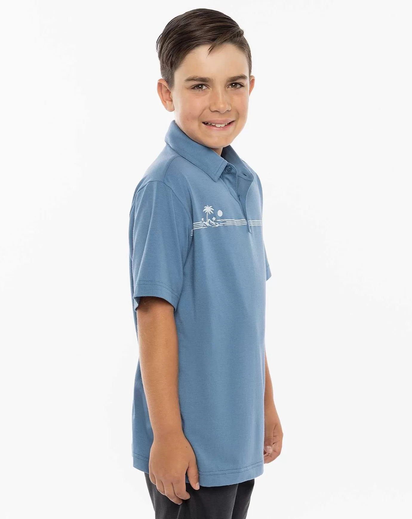 Cheap Travis Mathew Bright Sun Youth Polo Stellar Blue