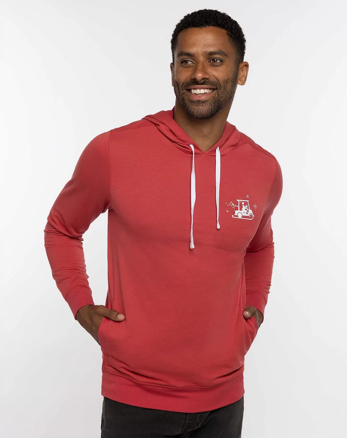 Store Travis Mathew Chestnuts Roasting Hoodie Heather Red