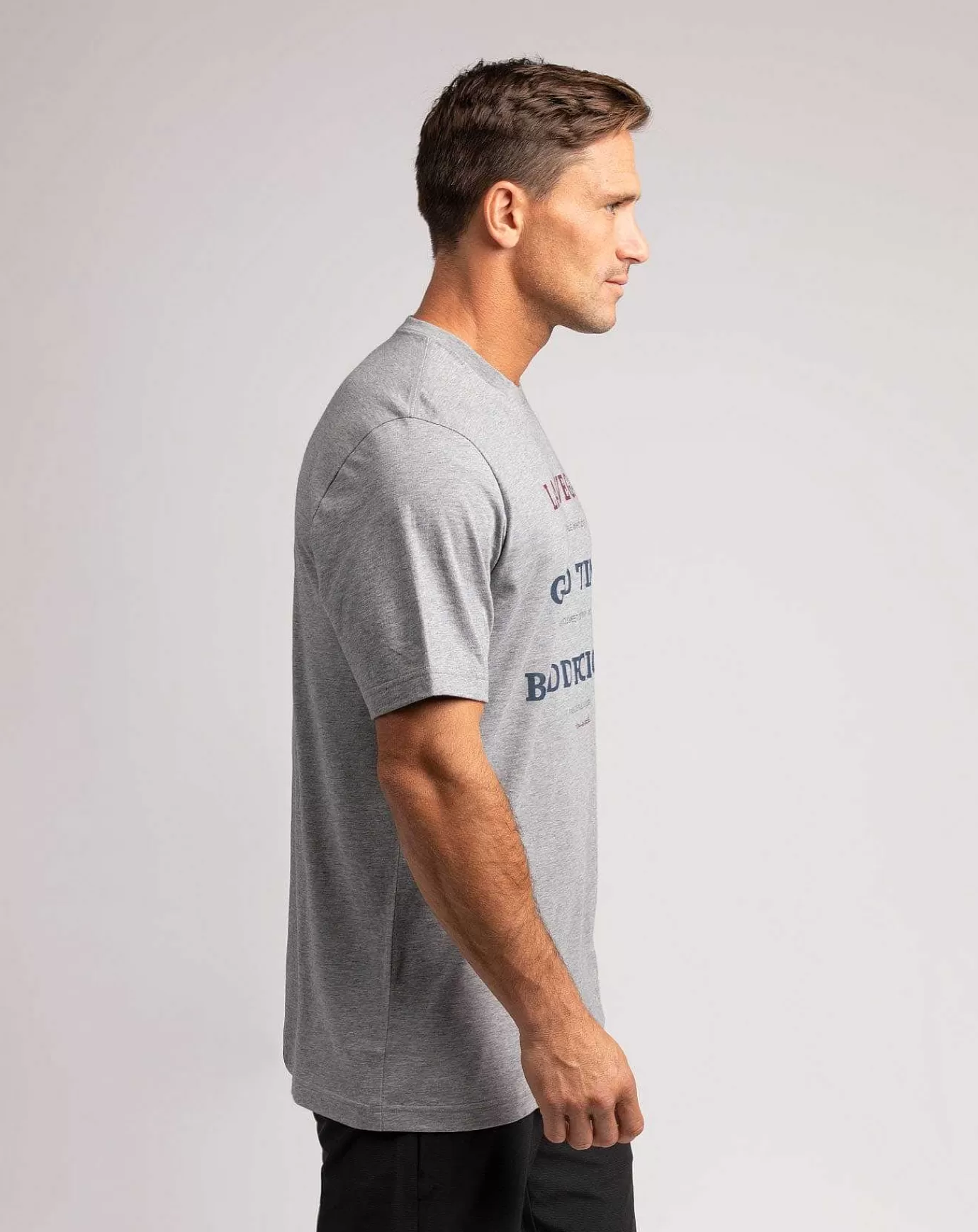 Shop Travis Mathew Circus Act Tee Heather Grey