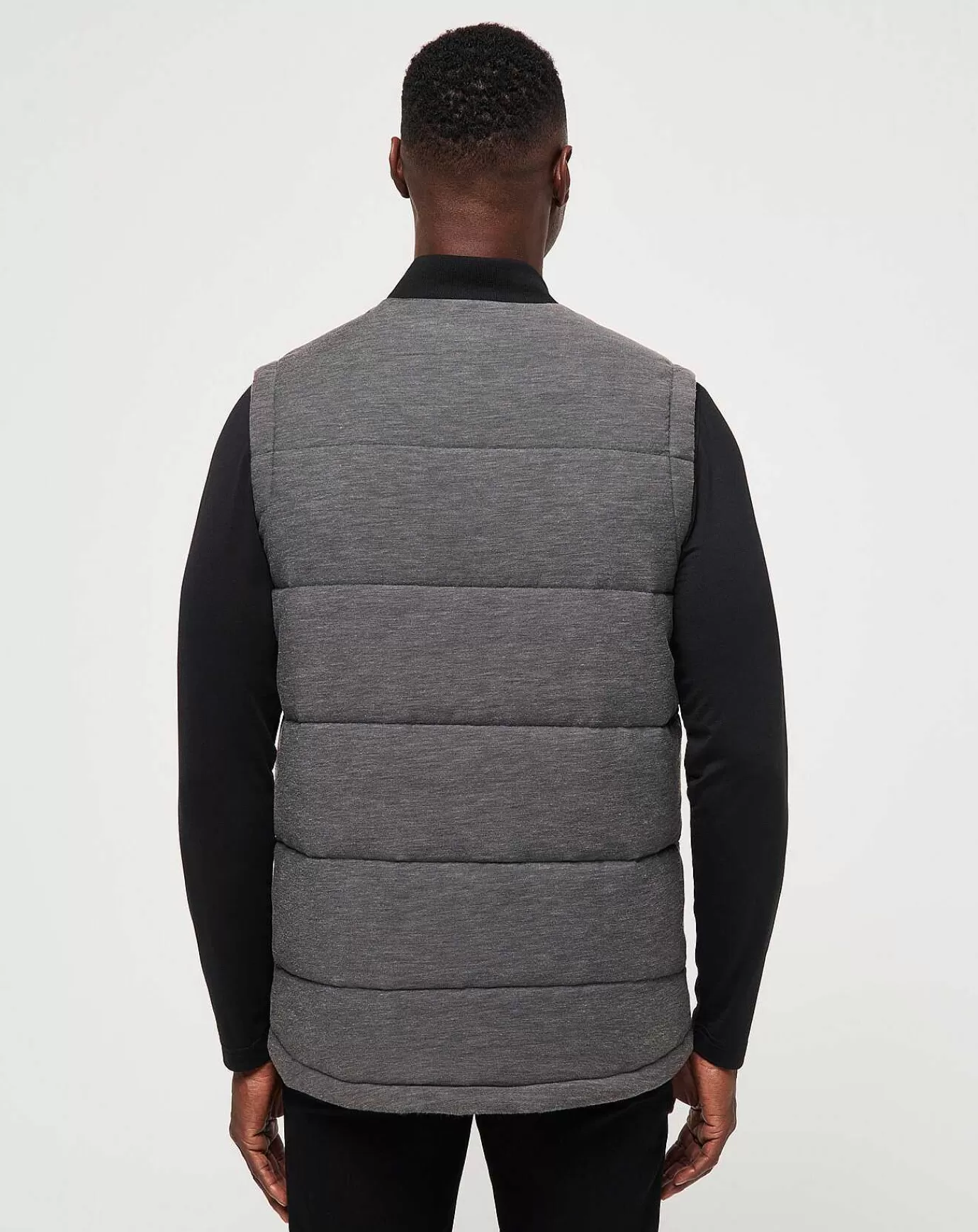 Sale Travis Mathew Climate Drop Vest Heather Black