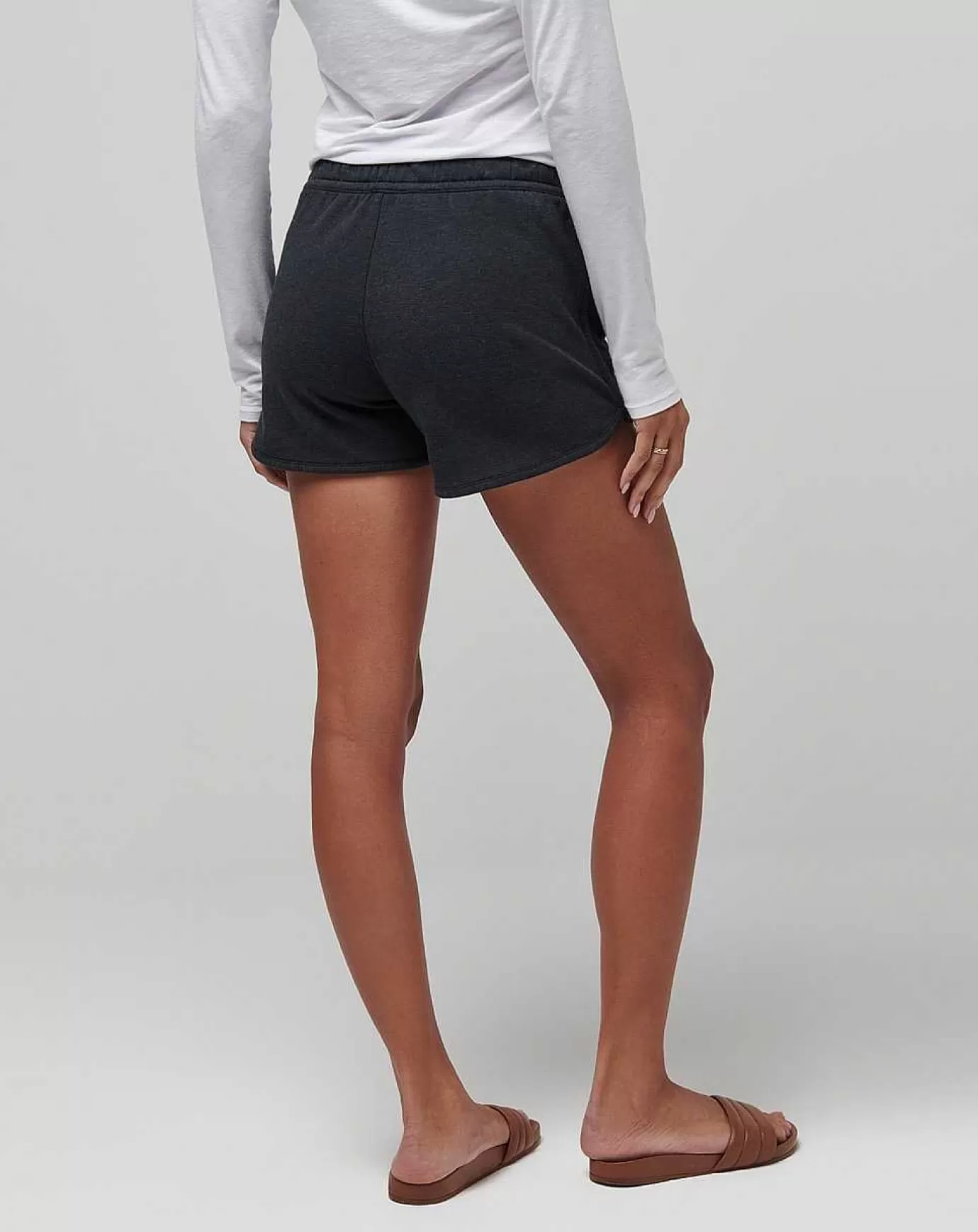 Cheap Travis Mathew Cloud Fleece Short 2.0 Heather Black