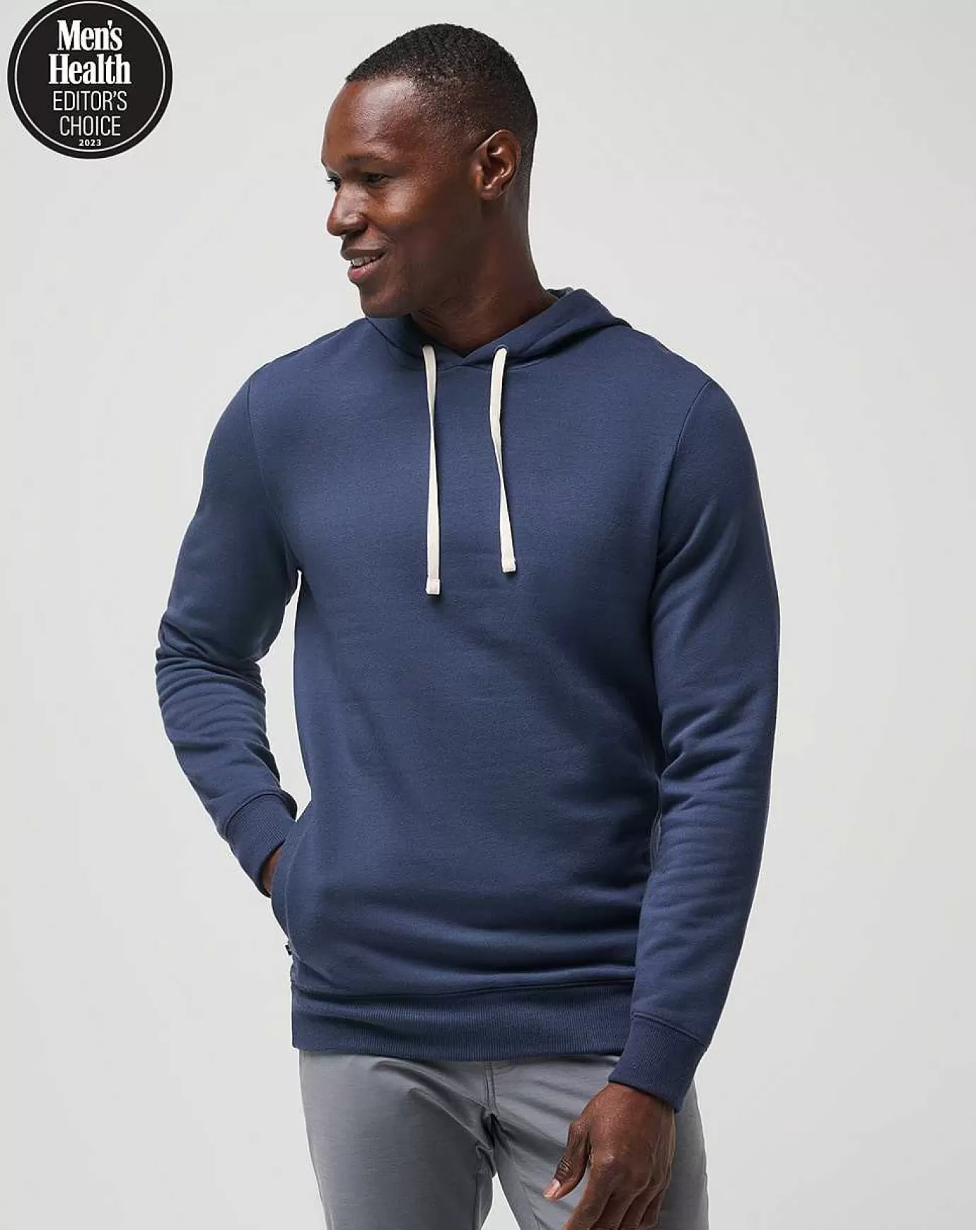 Shop Travis Mathew Cloud Hoodie Mood Indigo