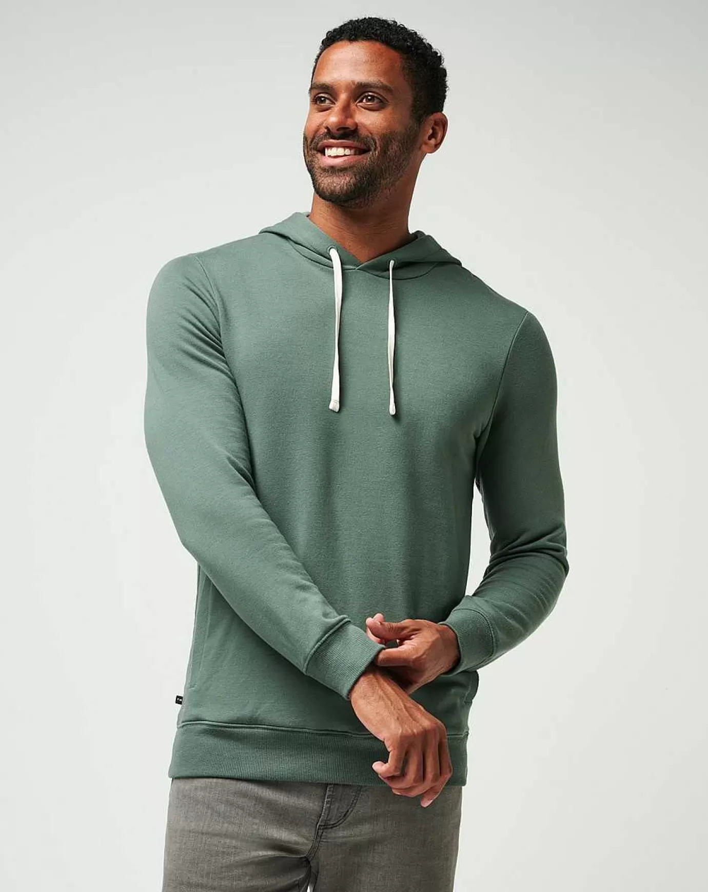 Cheap Travis Mathew Cloud Hoodie Balsam Green