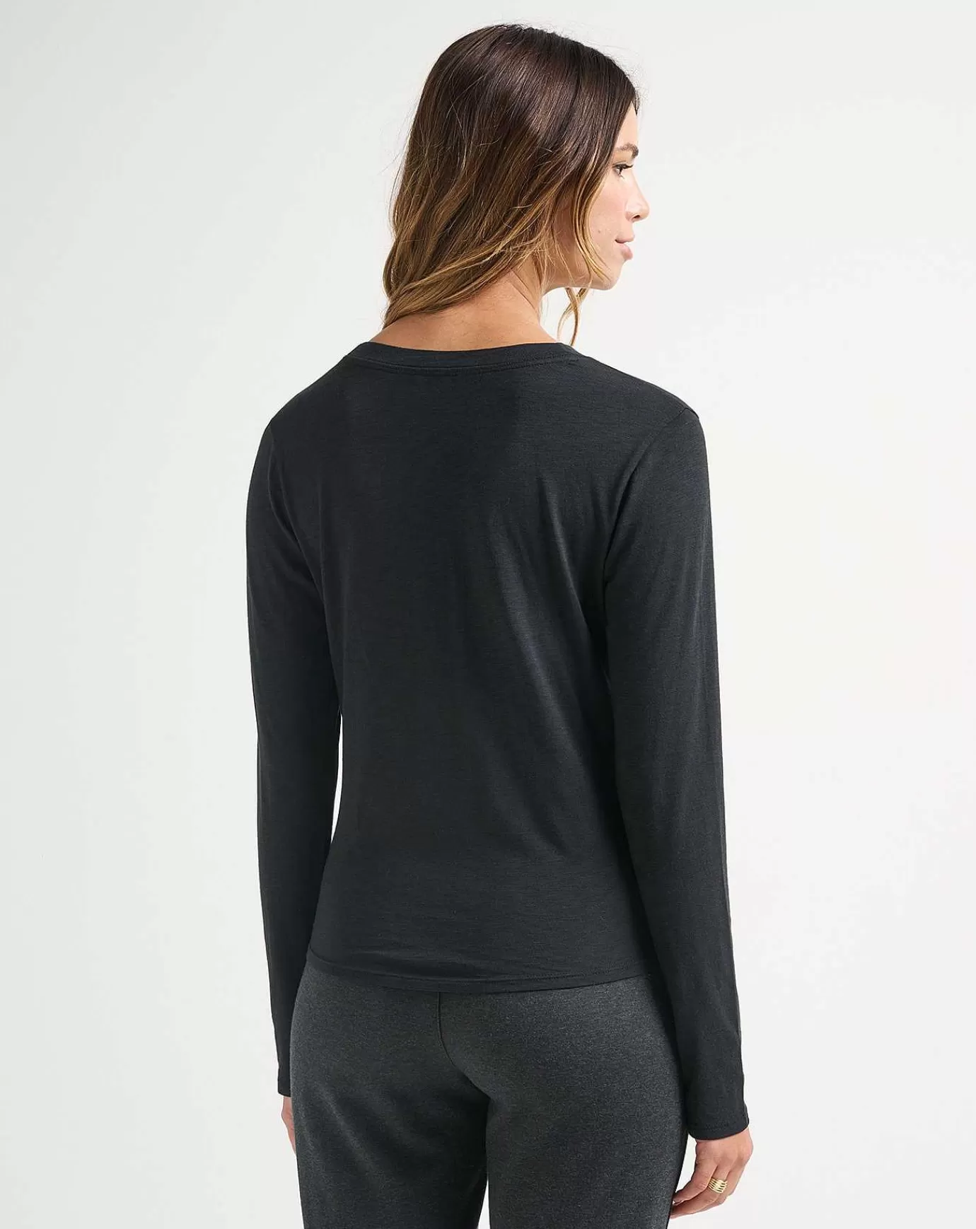 Hot Travis Mathew Cloud Jersey Henley Black