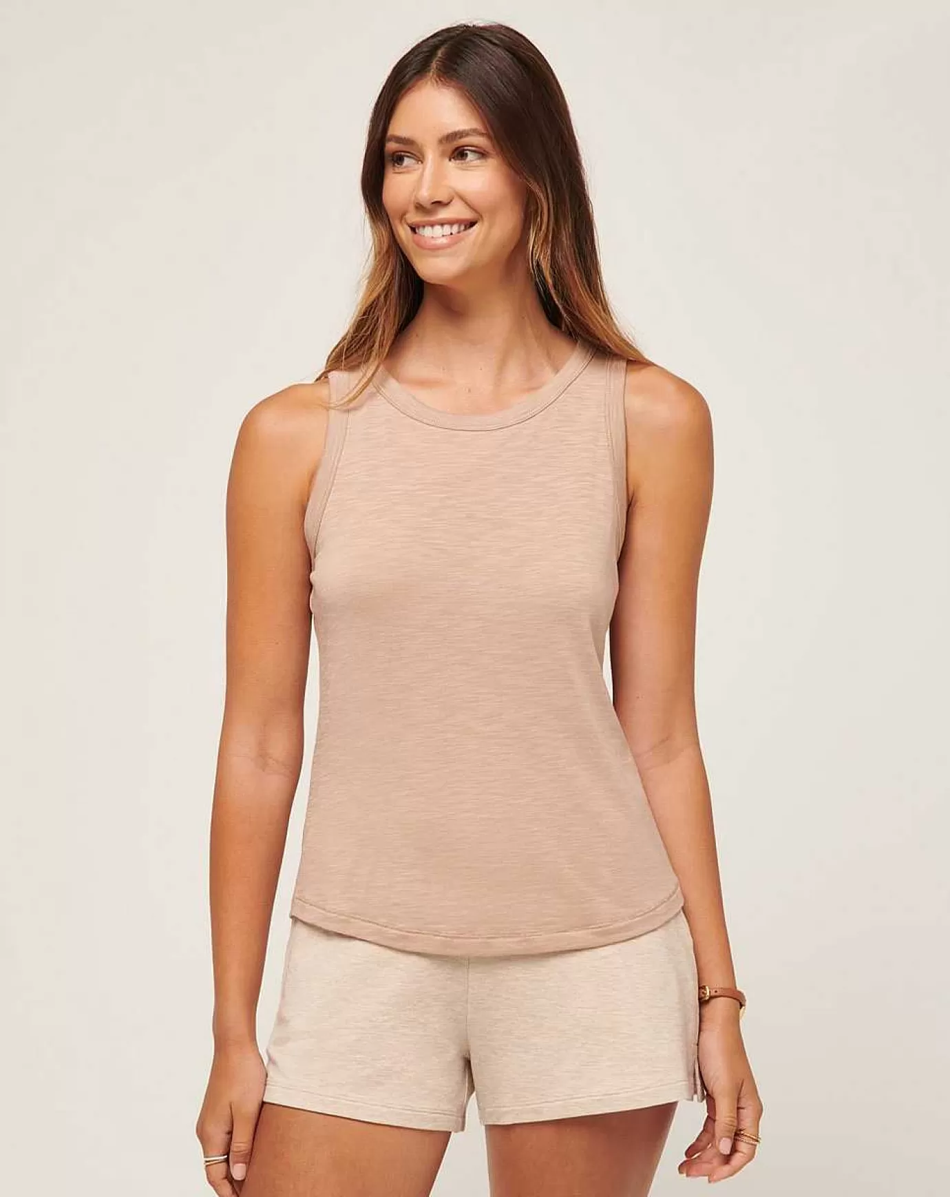 Clearance Travis Mathew Cloud Jersey Tank Natural