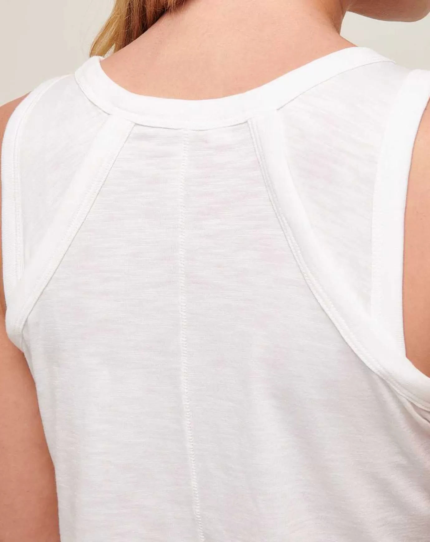 Best Sale Travis Mathew Cloud Jersey Tank White