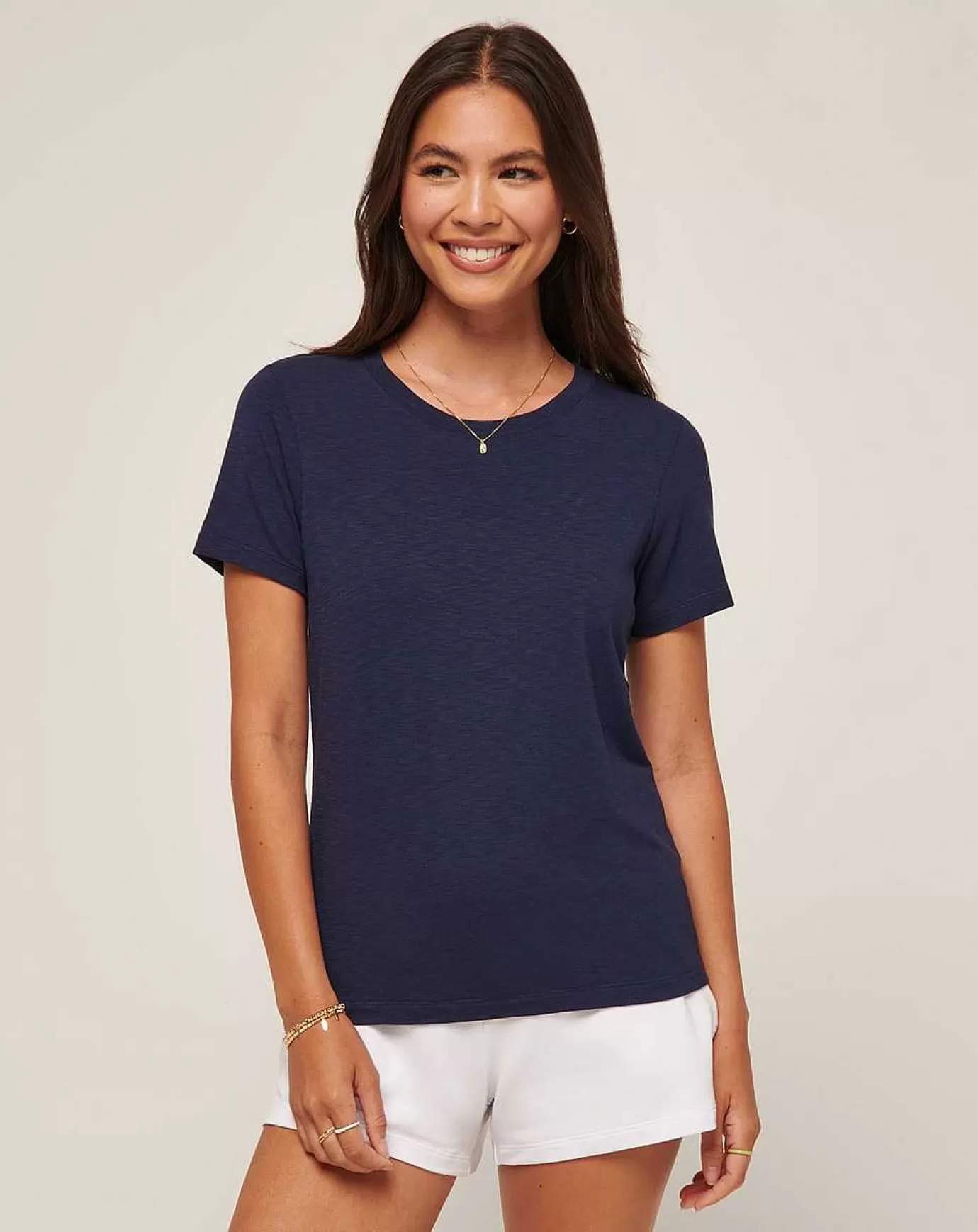 Clearance Travis Mathew Cloud Jersey Tee Navy