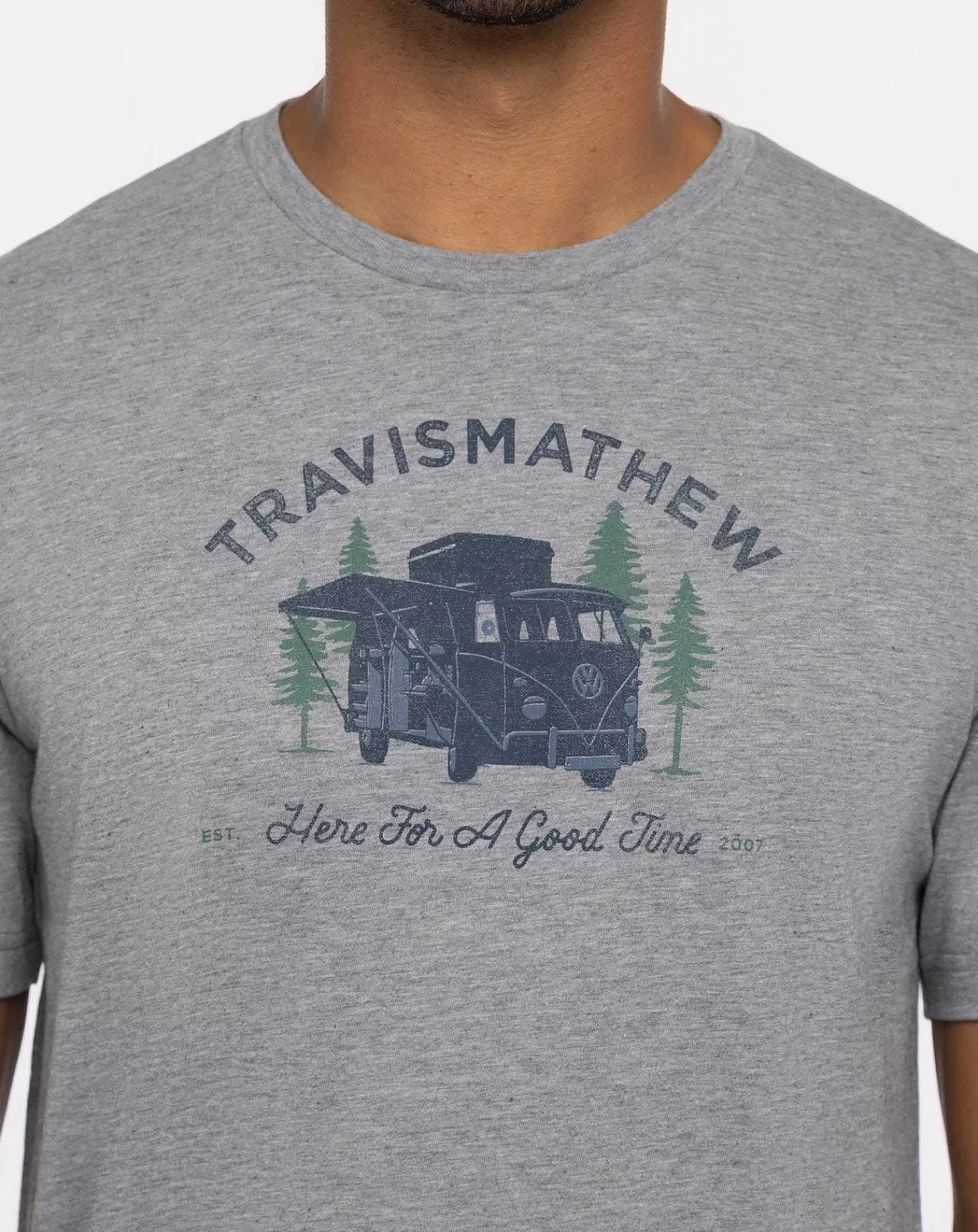 Outlet Travis Mathew Coal Walk Tee Heather Grey