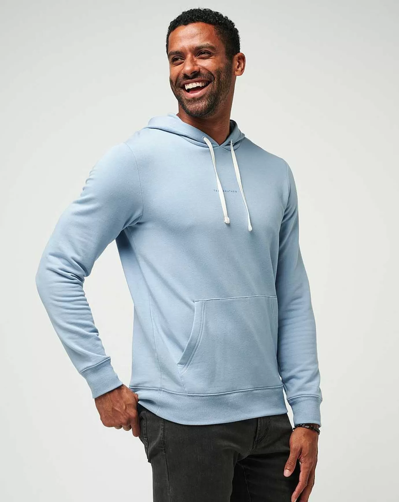 Sale Travis Mathew Coastal Cloud Hoodie Ash Blue