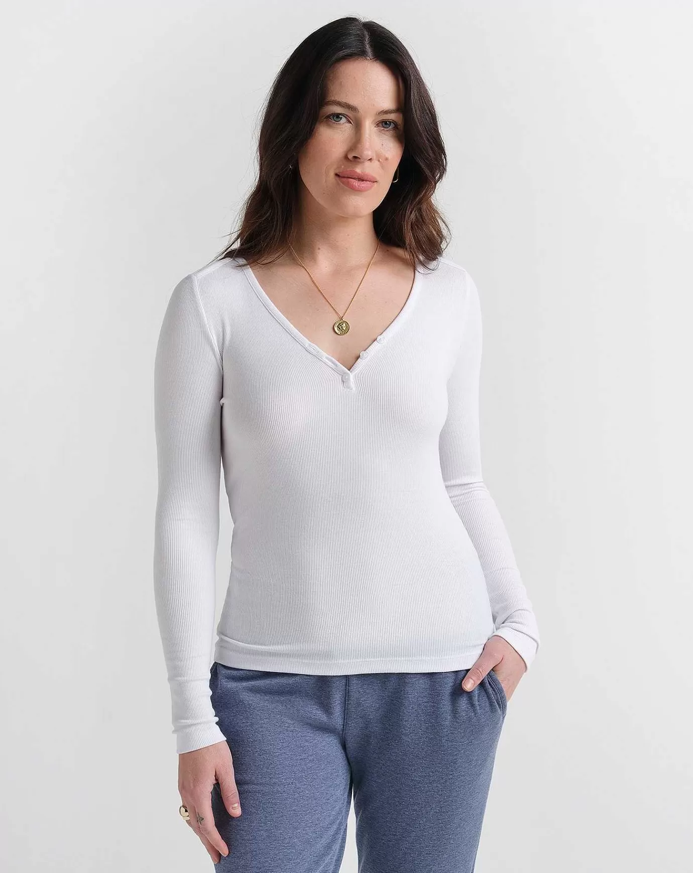 Fashion Travis Mathew Cocktail Hour Cloud Ribbed Top White