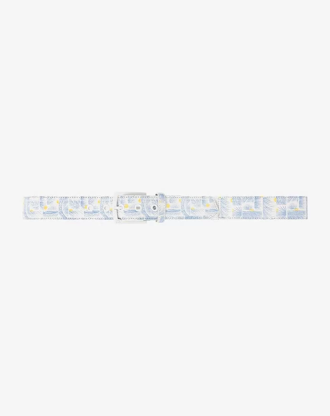 Discount Travis Mathew Coconut Mojito Canvas Stretch Belt White