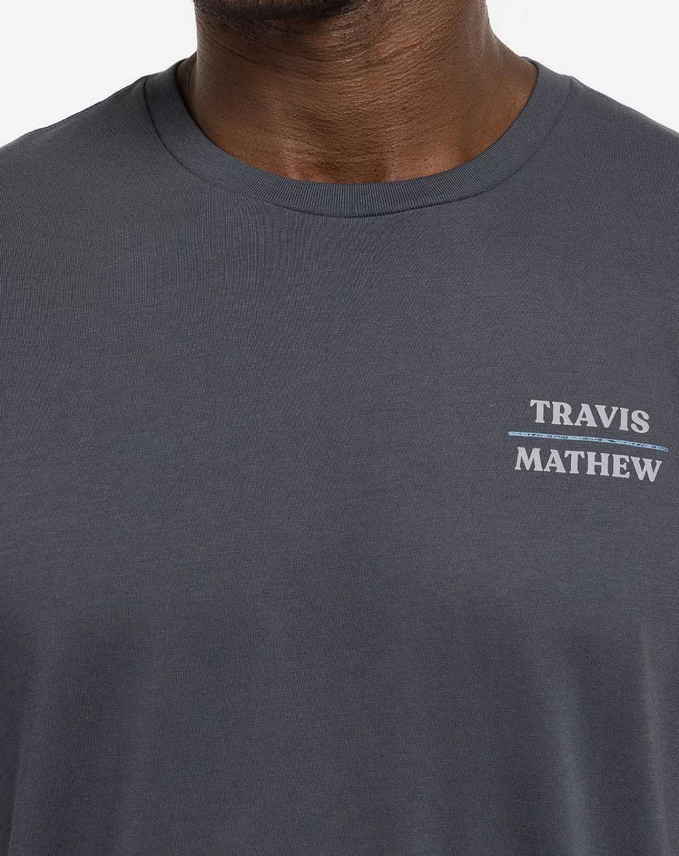 Cheap Travis Mathew Collateral Damage Tee Blue Nights