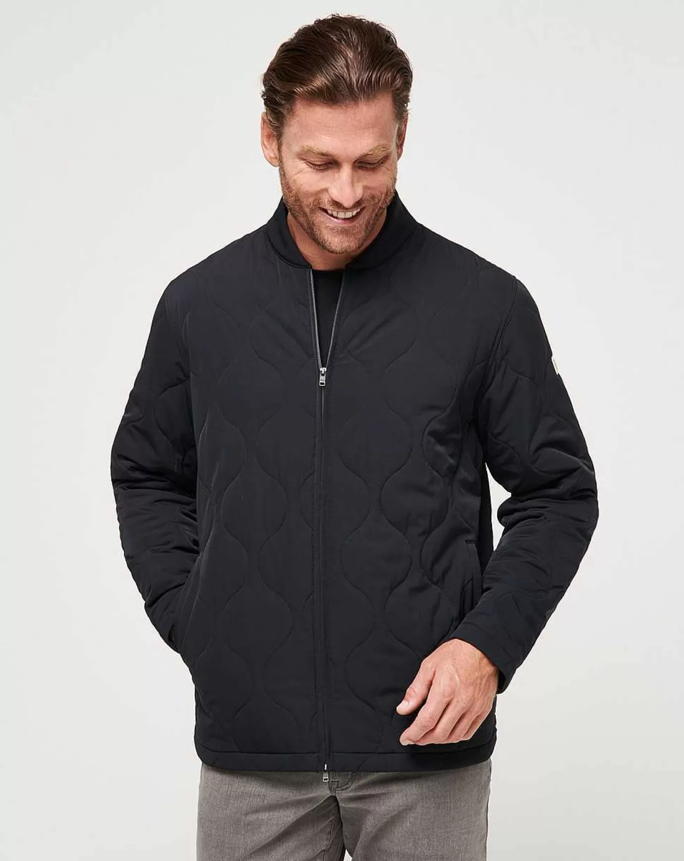 Shop Travis Mathew Come What May Jacket Black