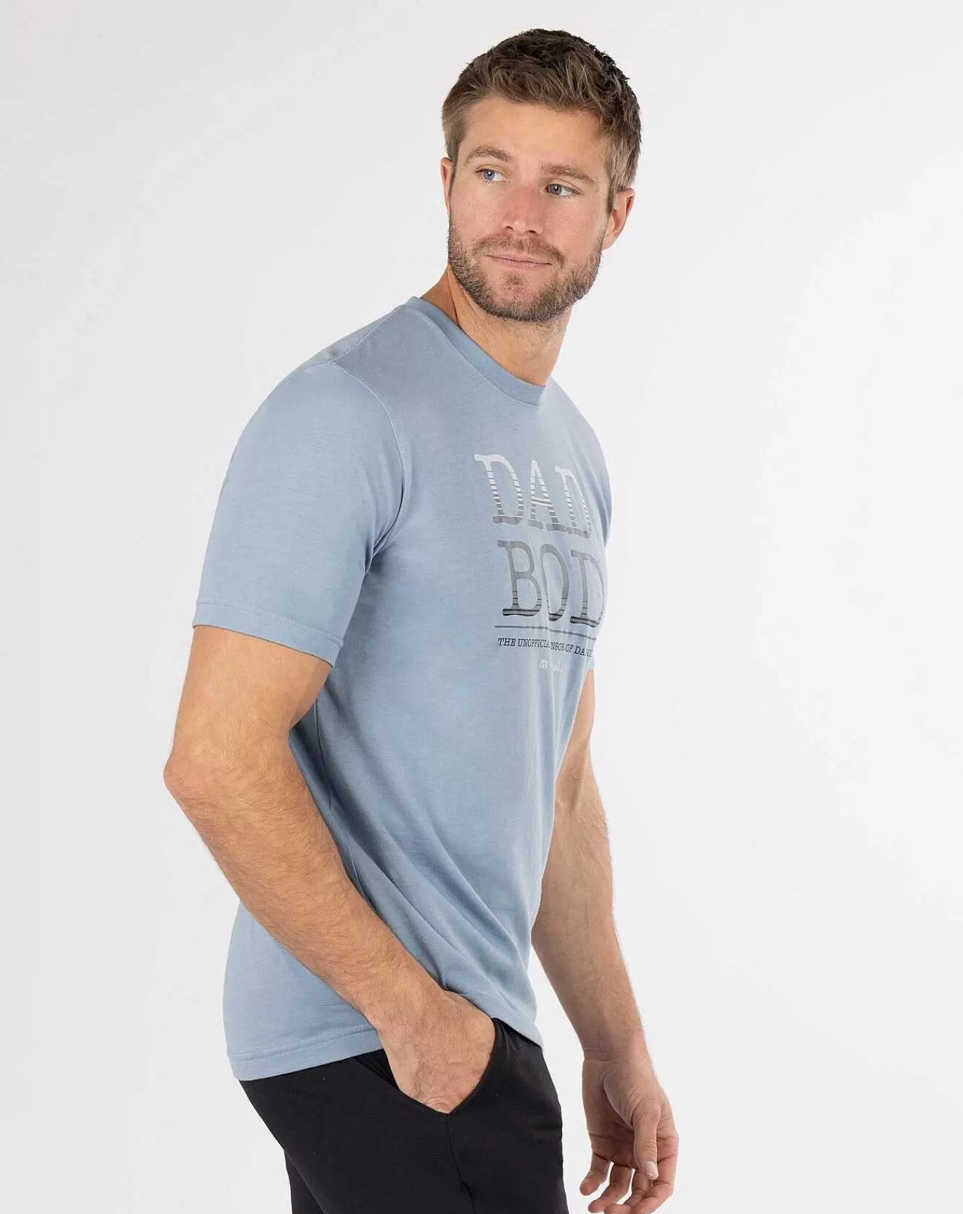 Best Travis Mathew Dad Bod 2.0 Tee Faded Denim