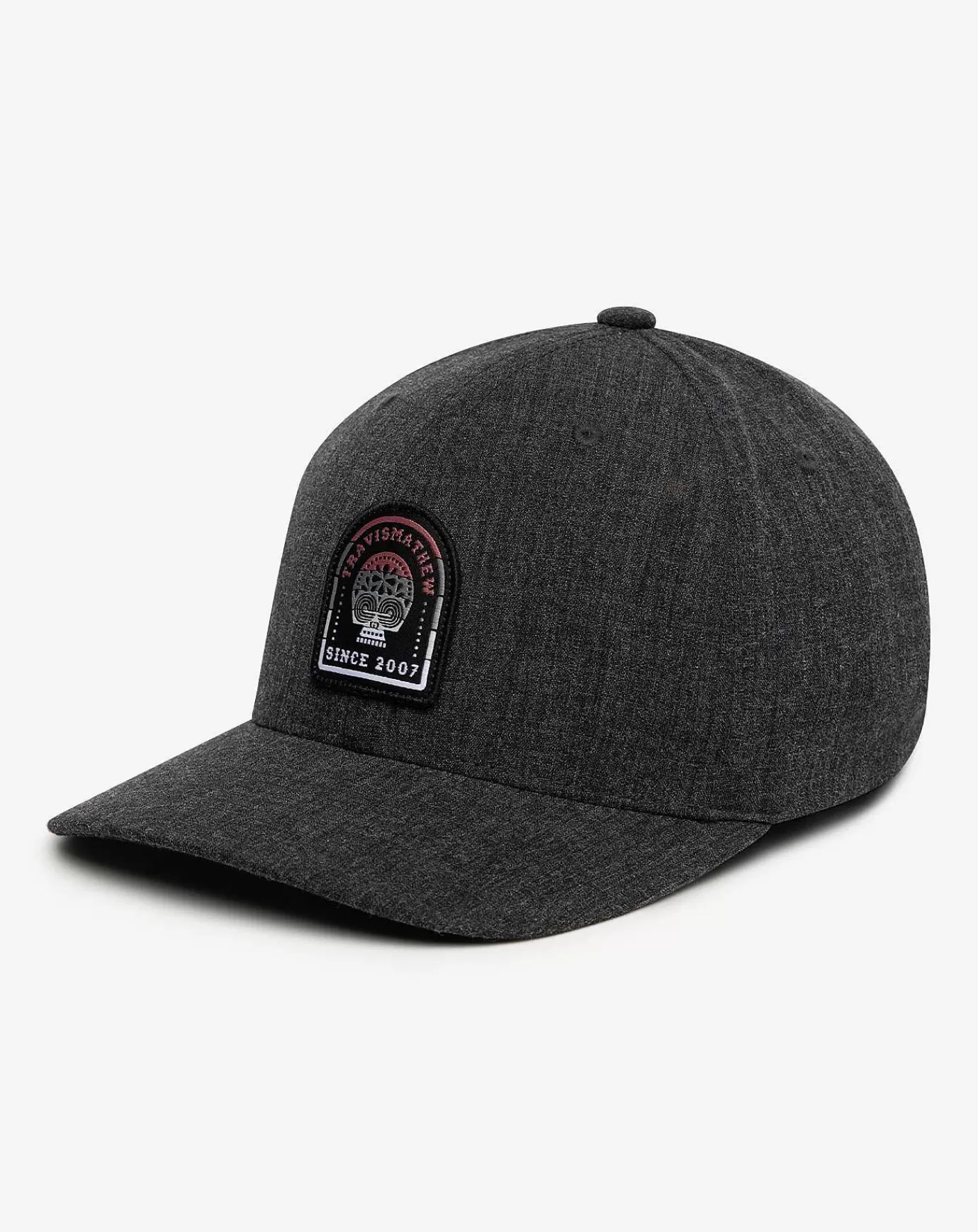 Store Travis Mathew Daylight Hours Snapback Hat Heather Forged Iron