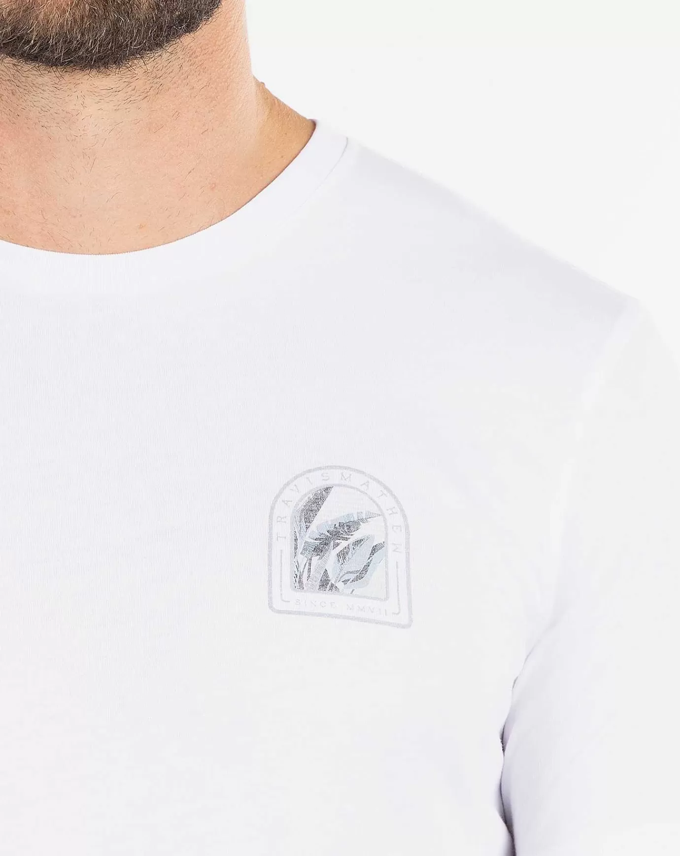 Shop Travis Mathew Dj Booth Tee White