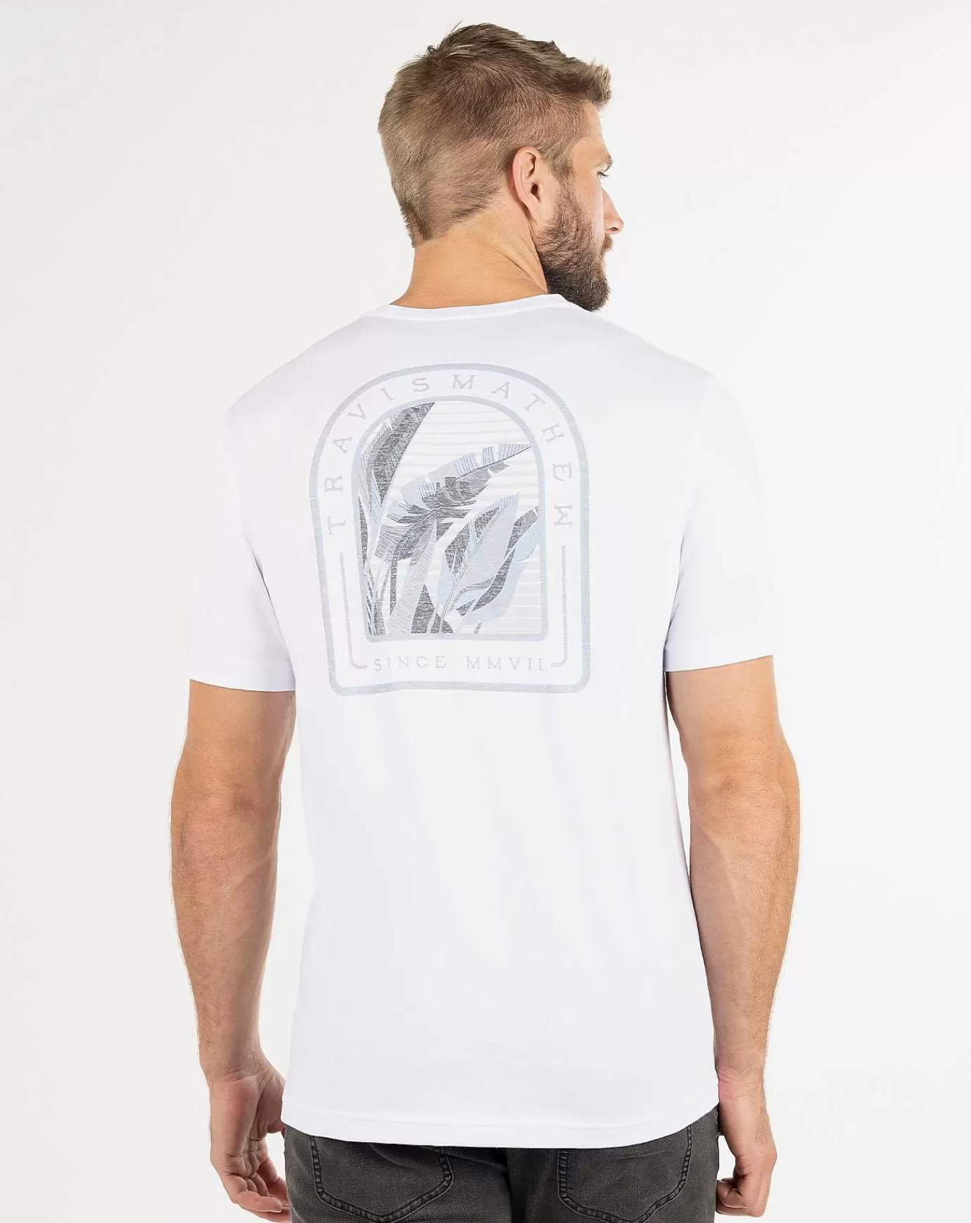 Shop Travis Mathew Dj Booth Tee White