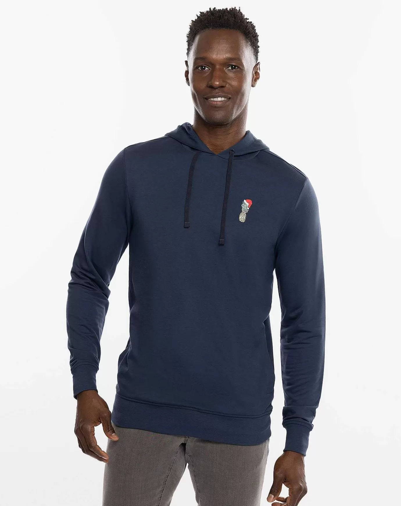 Shop Travis Mathew Dont Cry Hoodie Mood Indigo