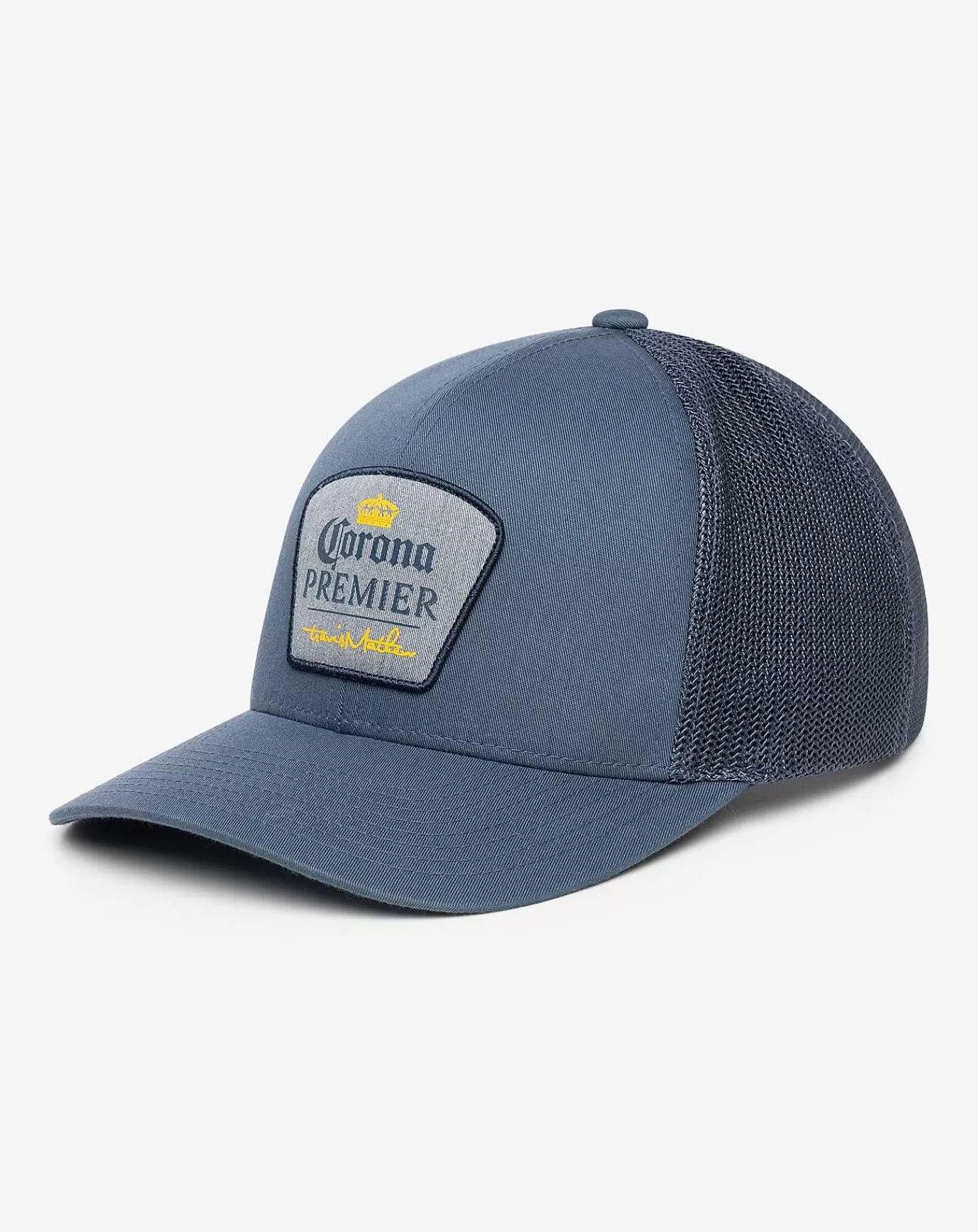 Sale Travis Mathew Easy Drinking Snapback Hat Blue Nights