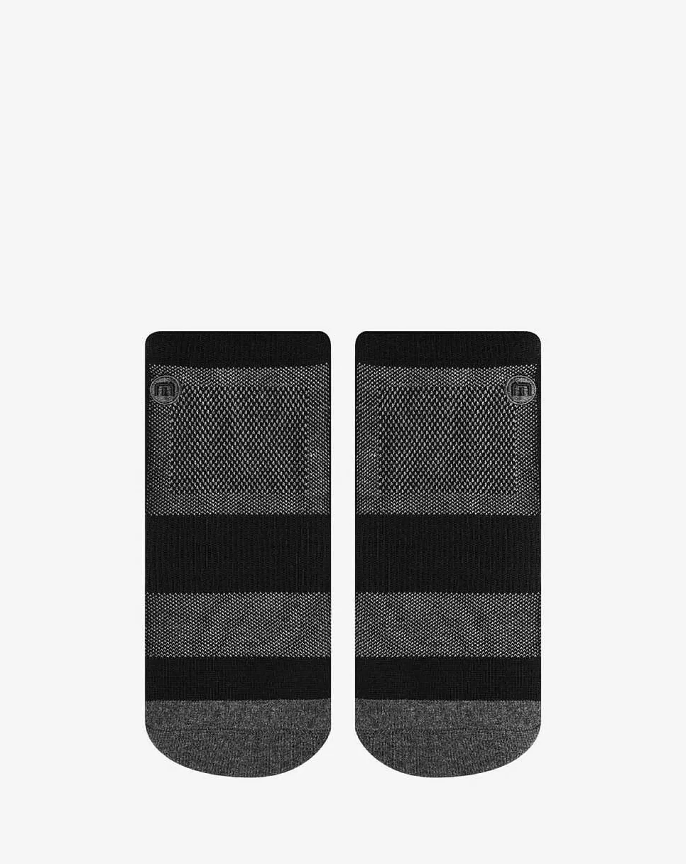 Online Travis Mathew Eighteener 2.0 Ankle Sock Black/Grey