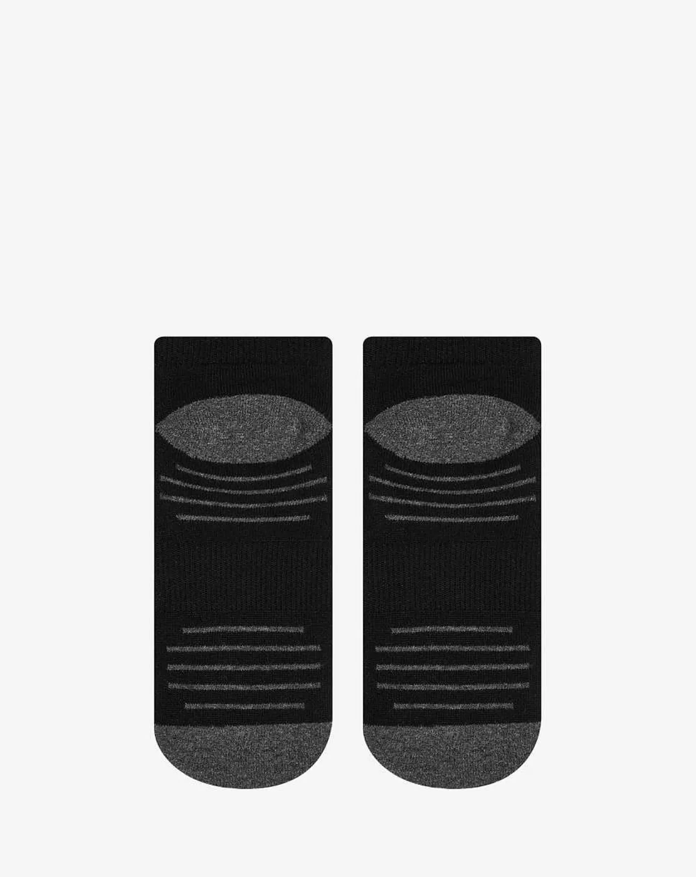 Online Travis Mathew Eighteener 2.0 Ankle Sock Black/Grey