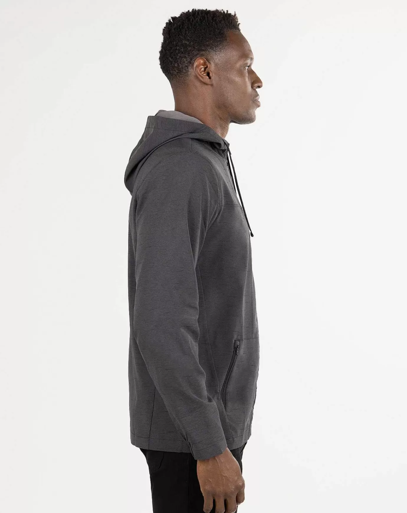 Cheap Travis Mathew Element Of Surprise Full Zip Hoodie Heather Black