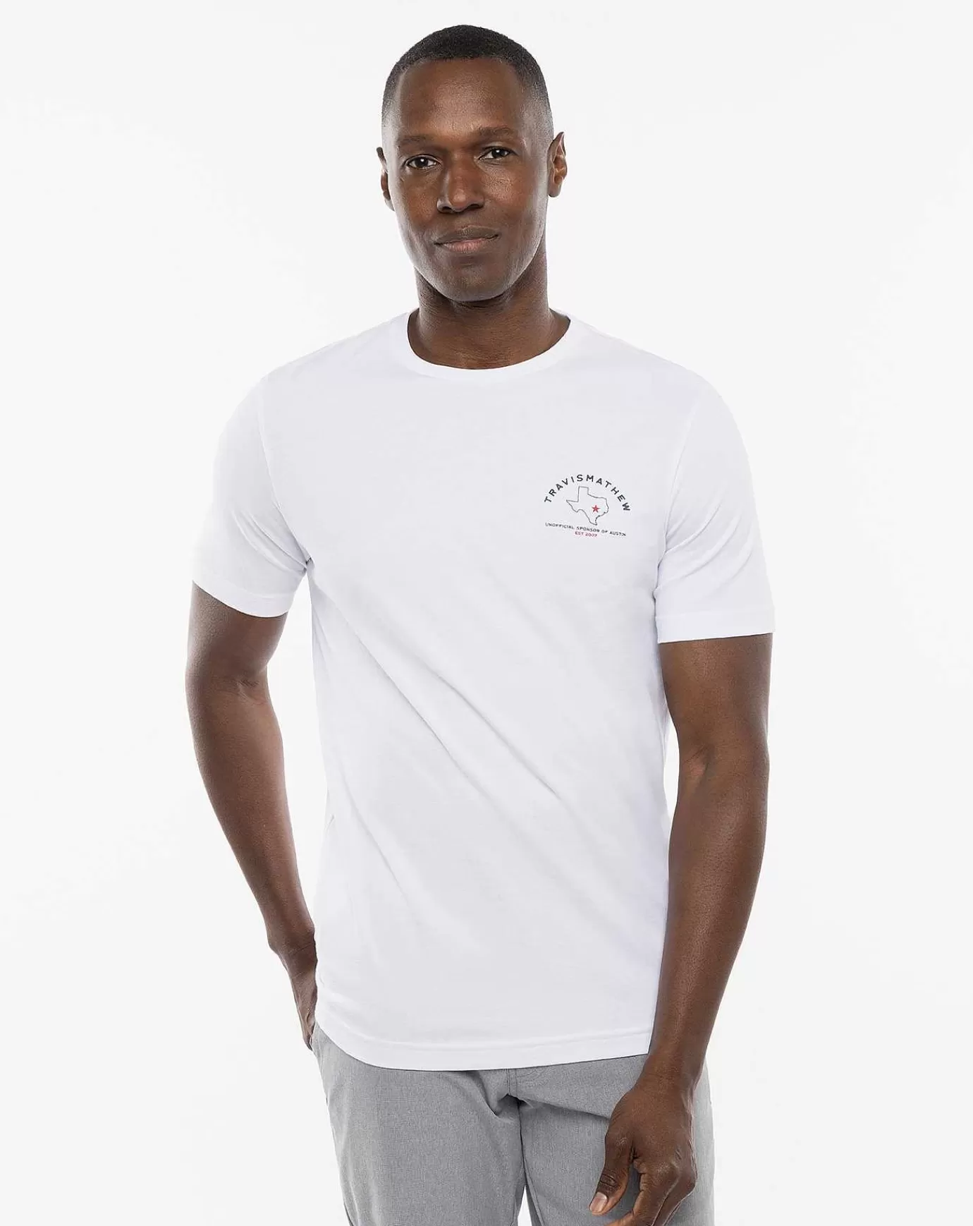 Cheap Travis Mathew Enchanted Rock Tee White