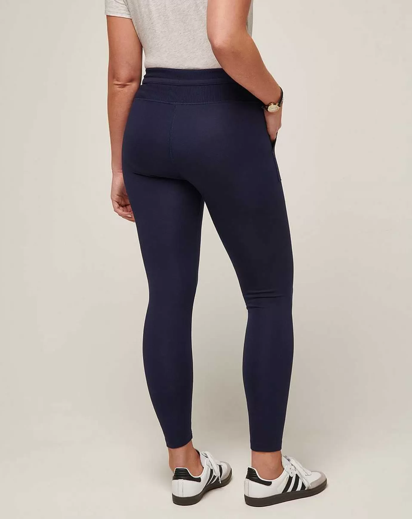 Fashion Travis Mathew Friday Ponte Pocket Legging Navy