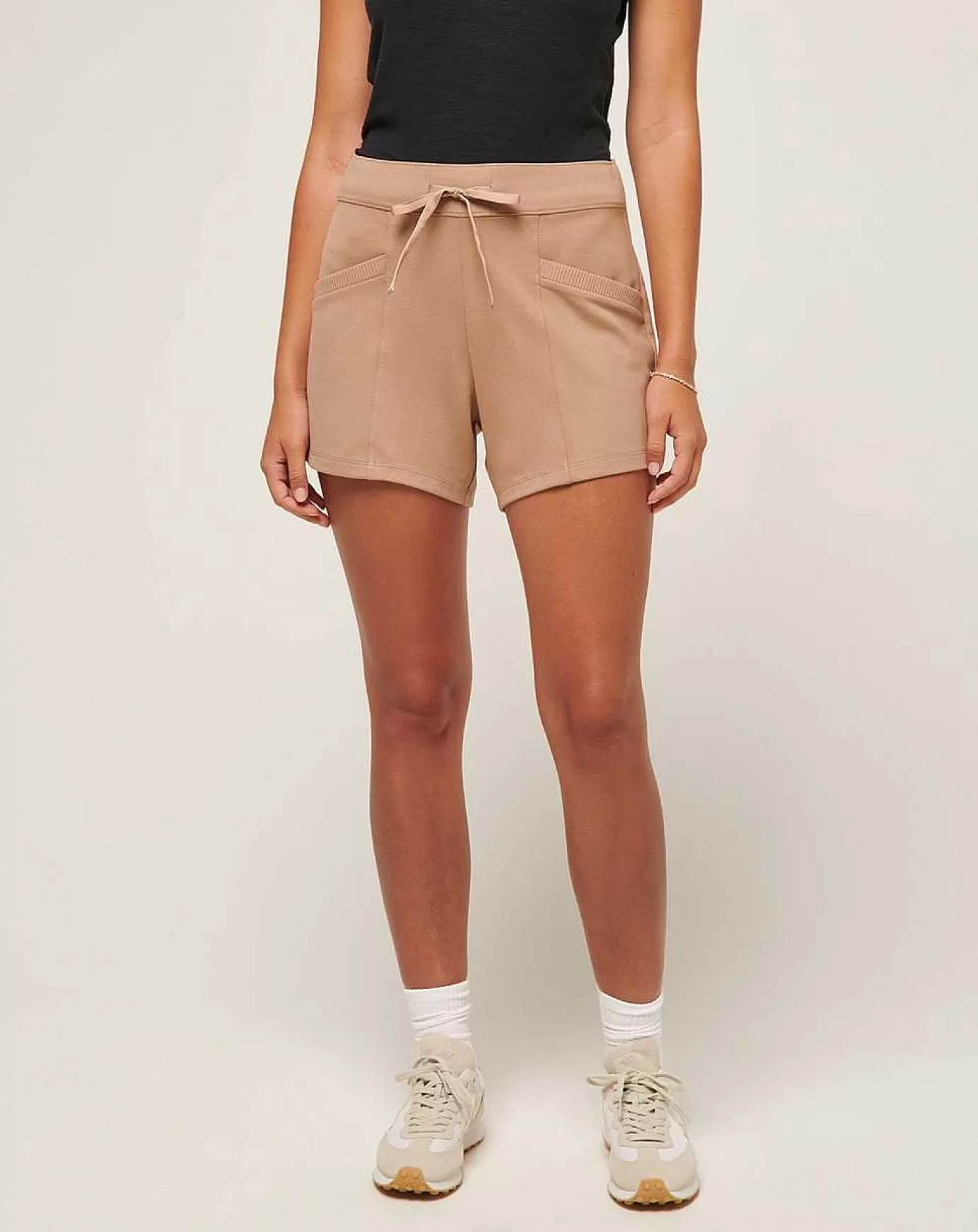 Shop Travis Mathew Friday Ponte Pocket Short Natural