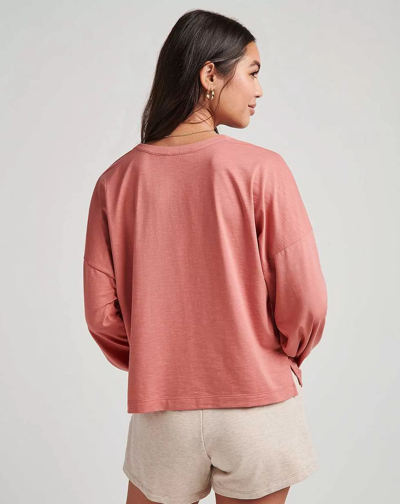 Flash Sale Travis Mathew Girls Night Top Brick Dust