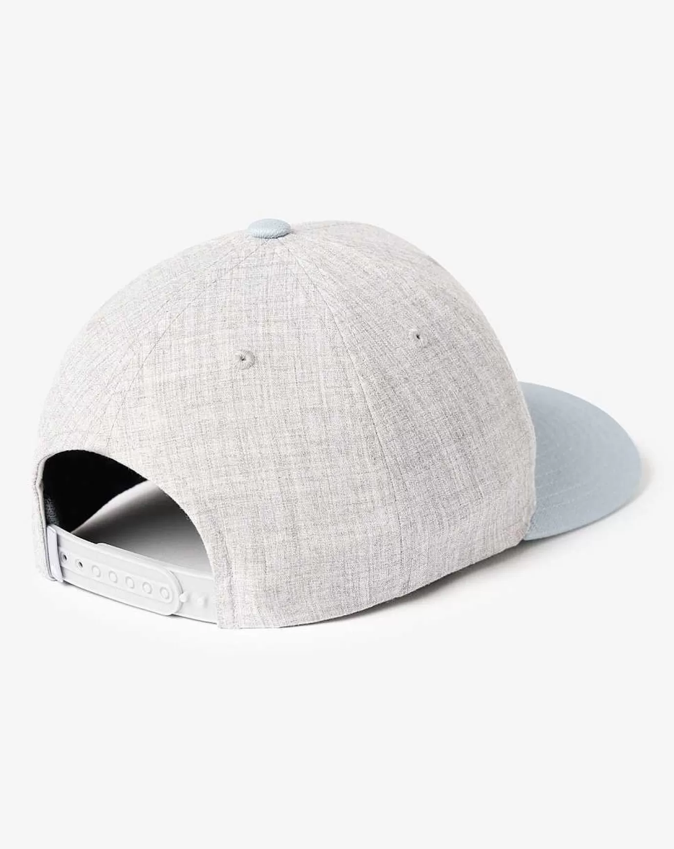 Sale Travis Mathew Go Around Snapback Hat Heather Grey/Light Blue