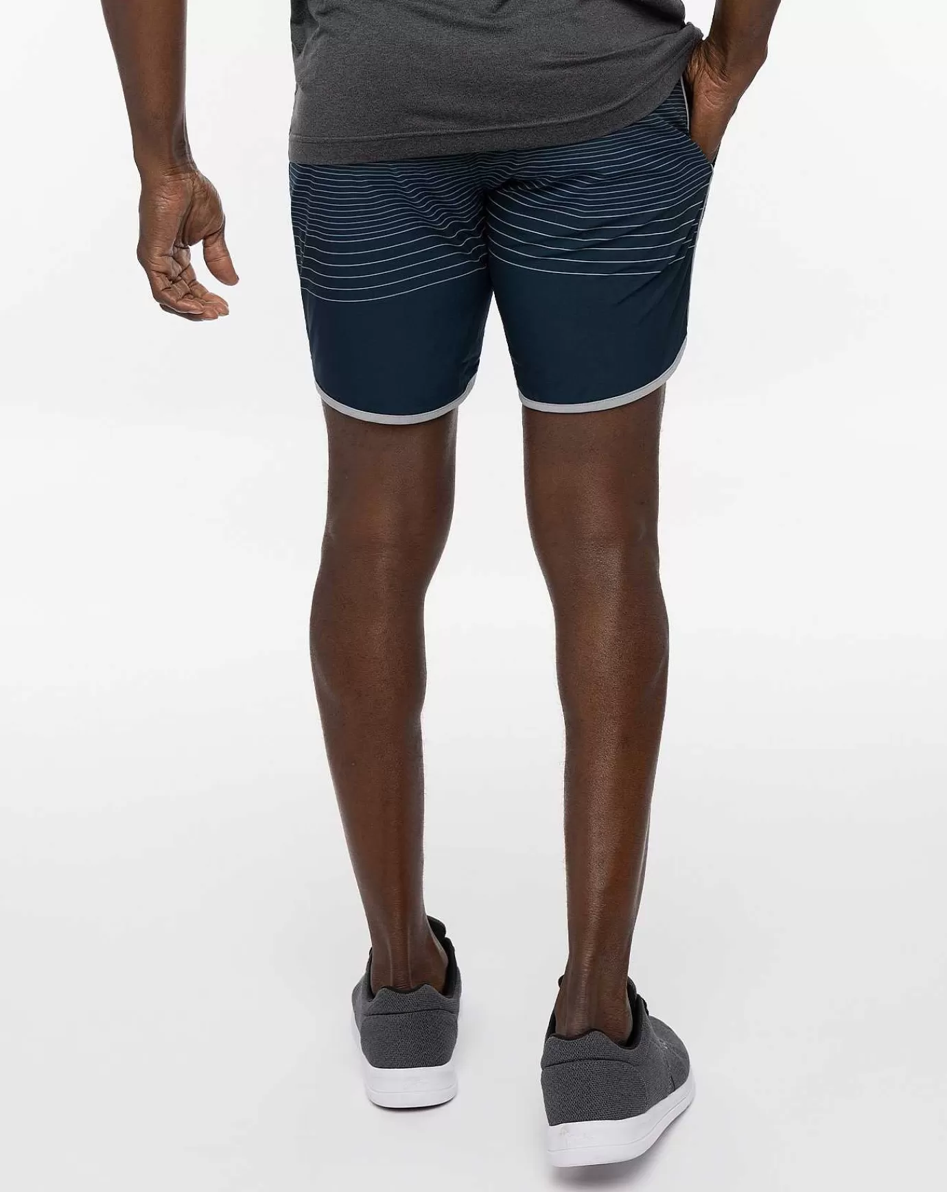 New Travis Mathew Go Time 3.0 Active Short 7.5In Blue Nights