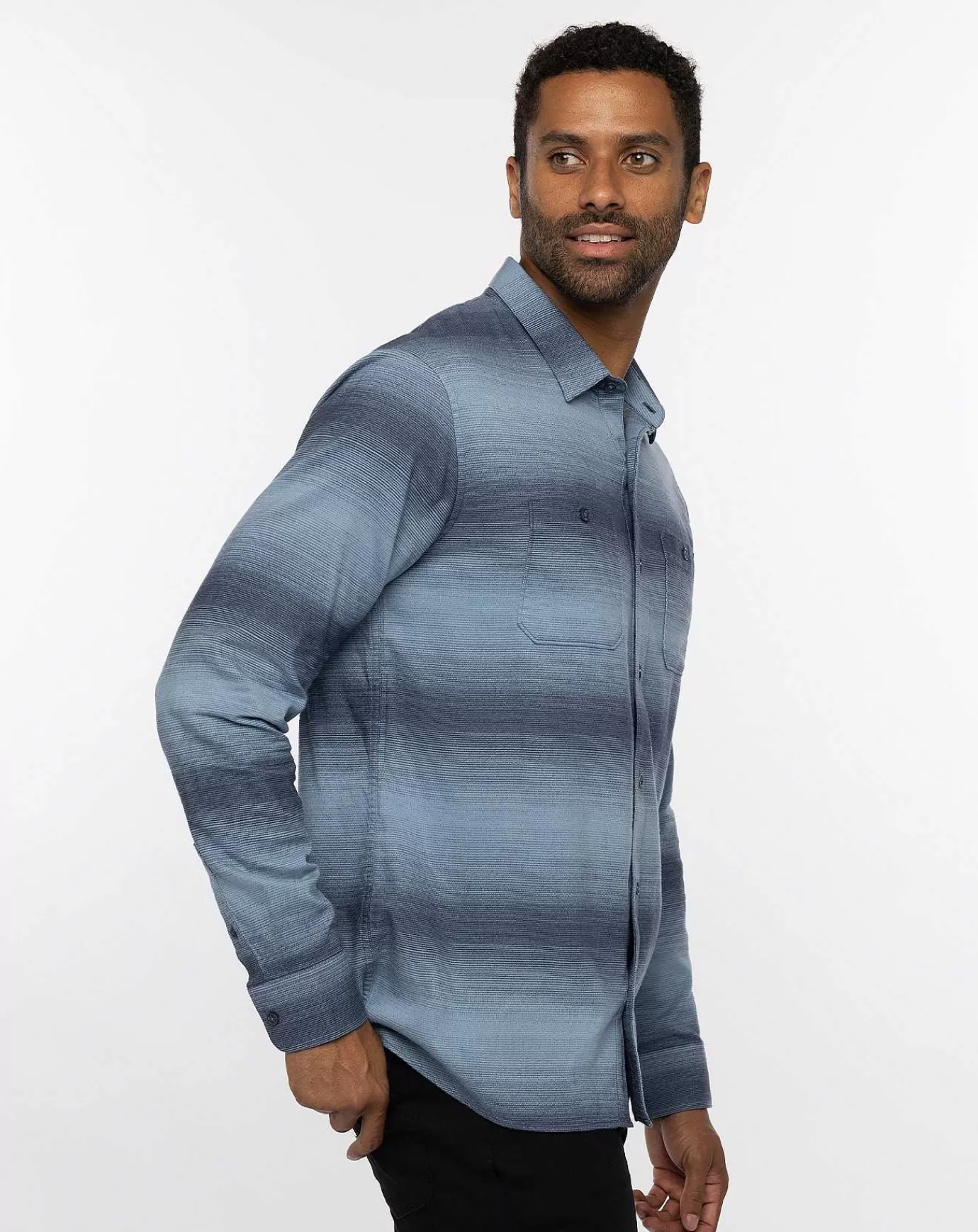 Cheap Travis Mathew Good Luck Button-Up Blue Nights