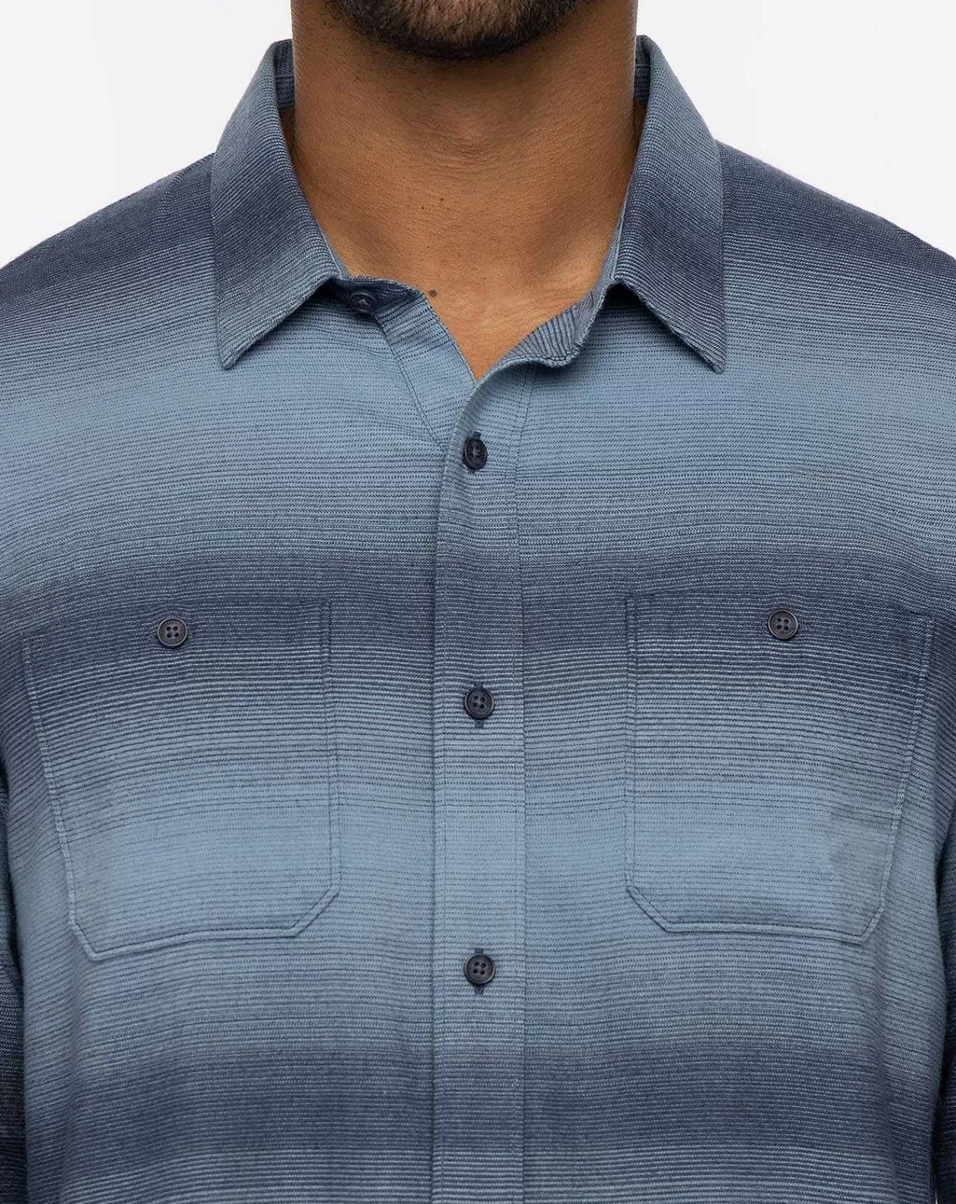 Cheap Travis Mathew Good Luck Button-Up Blue Nights