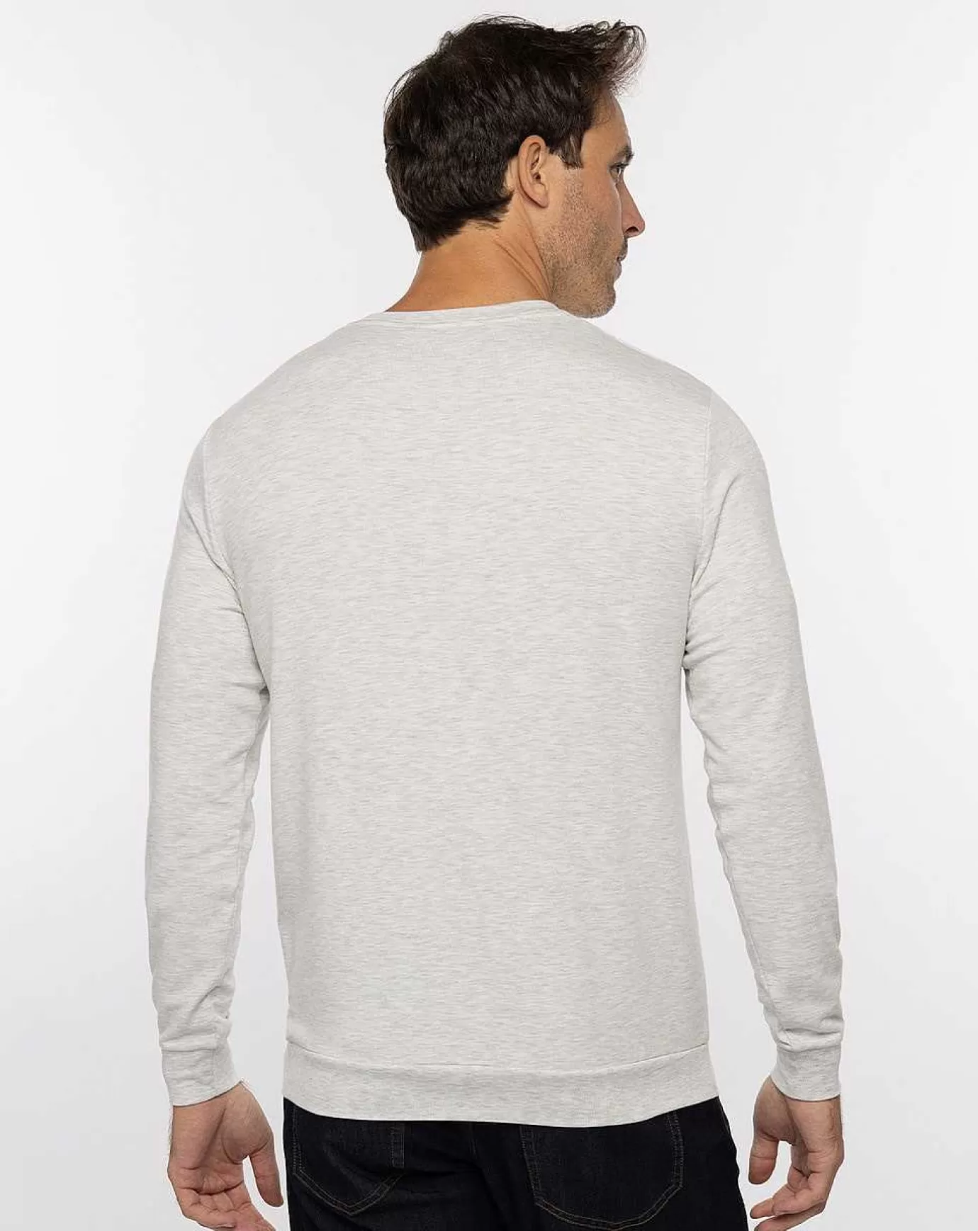 Store Travis Mathew Gulf City Crewneck Heather Light Grey