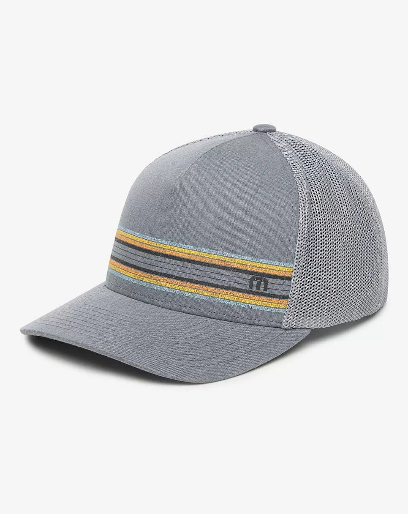 Fashion Travis Mathew Hana Highway Snapback Hat Heather Grey