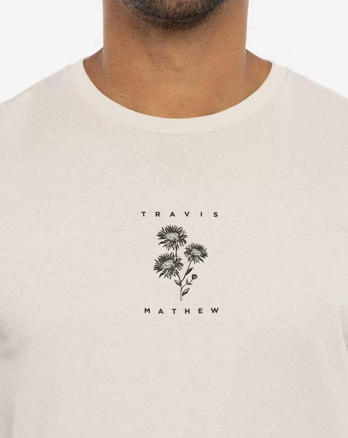 Discount Travis Mathew Hidden Purpose Tee Moonbeam