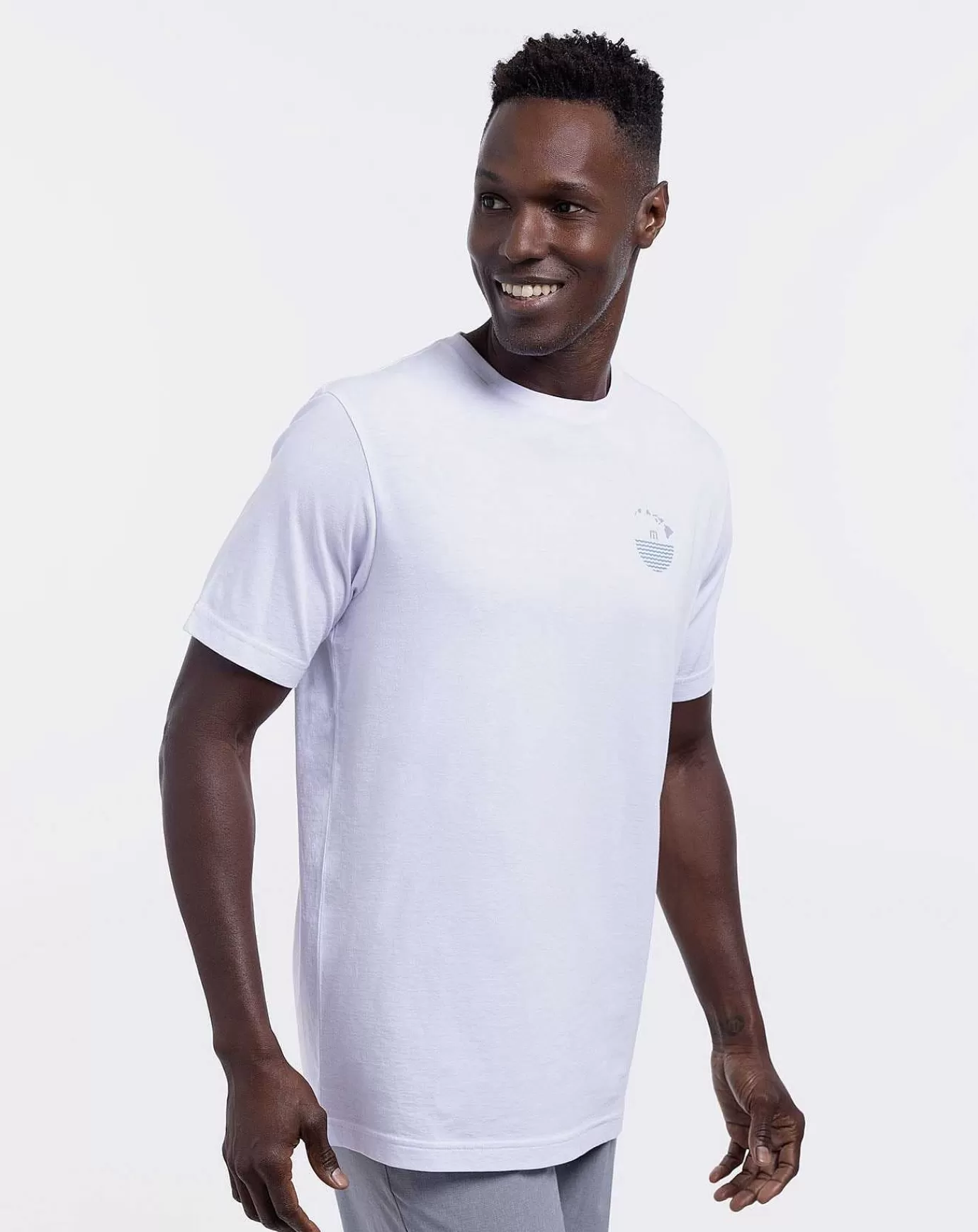 Store Travis Mathew Hilltop Trail Tee White