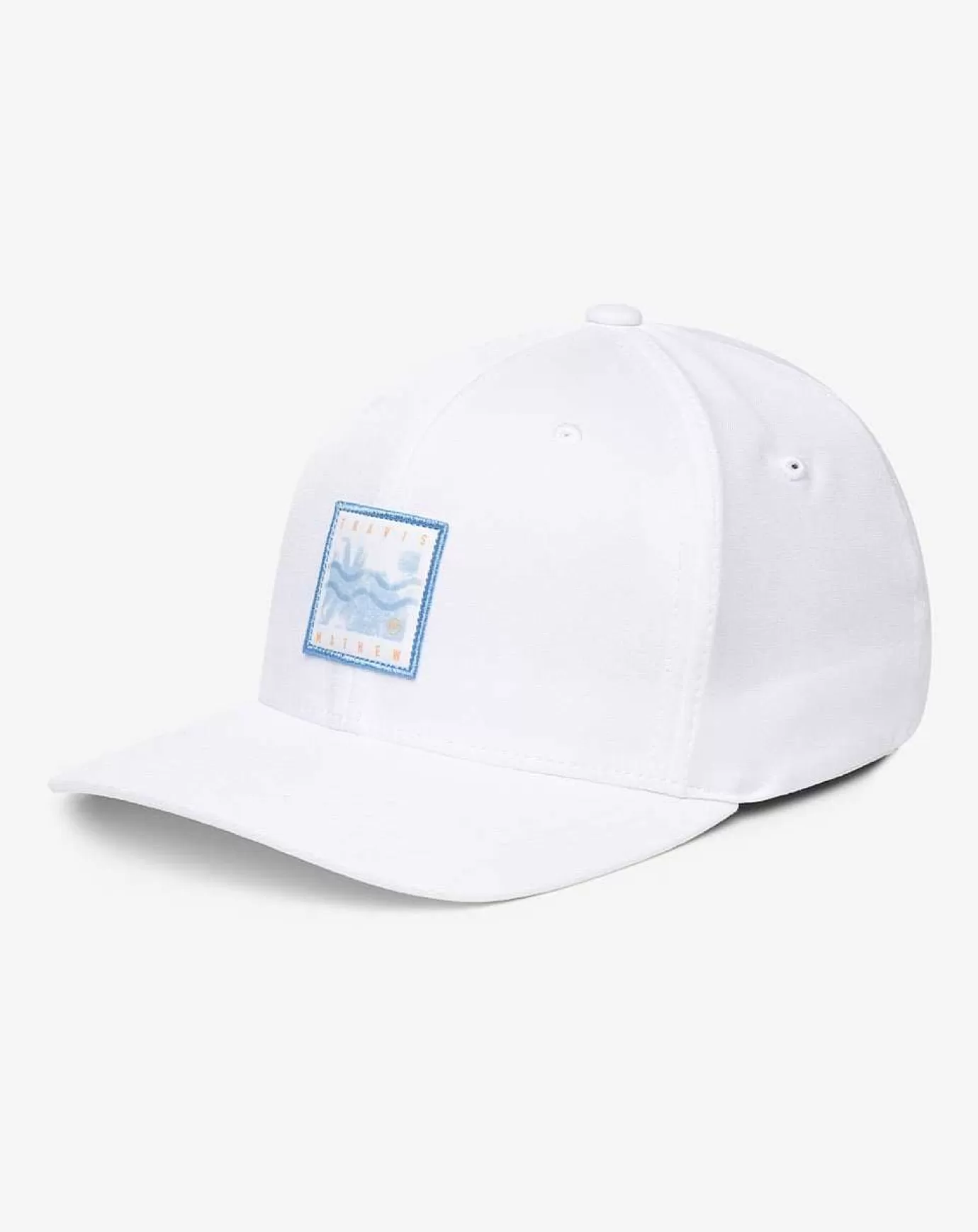 Sale Travis Mathew In The Line Up Fitted Hat White