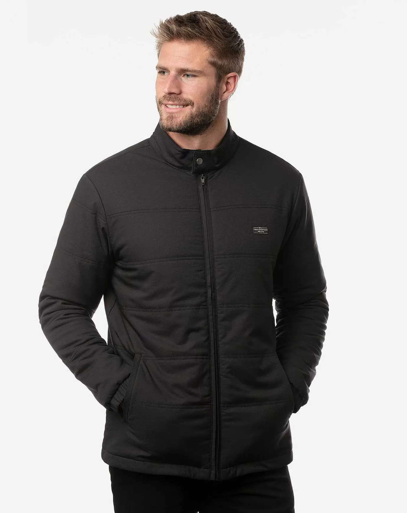 Clearance Travis Mathew Interlude Puffer Jacket Black