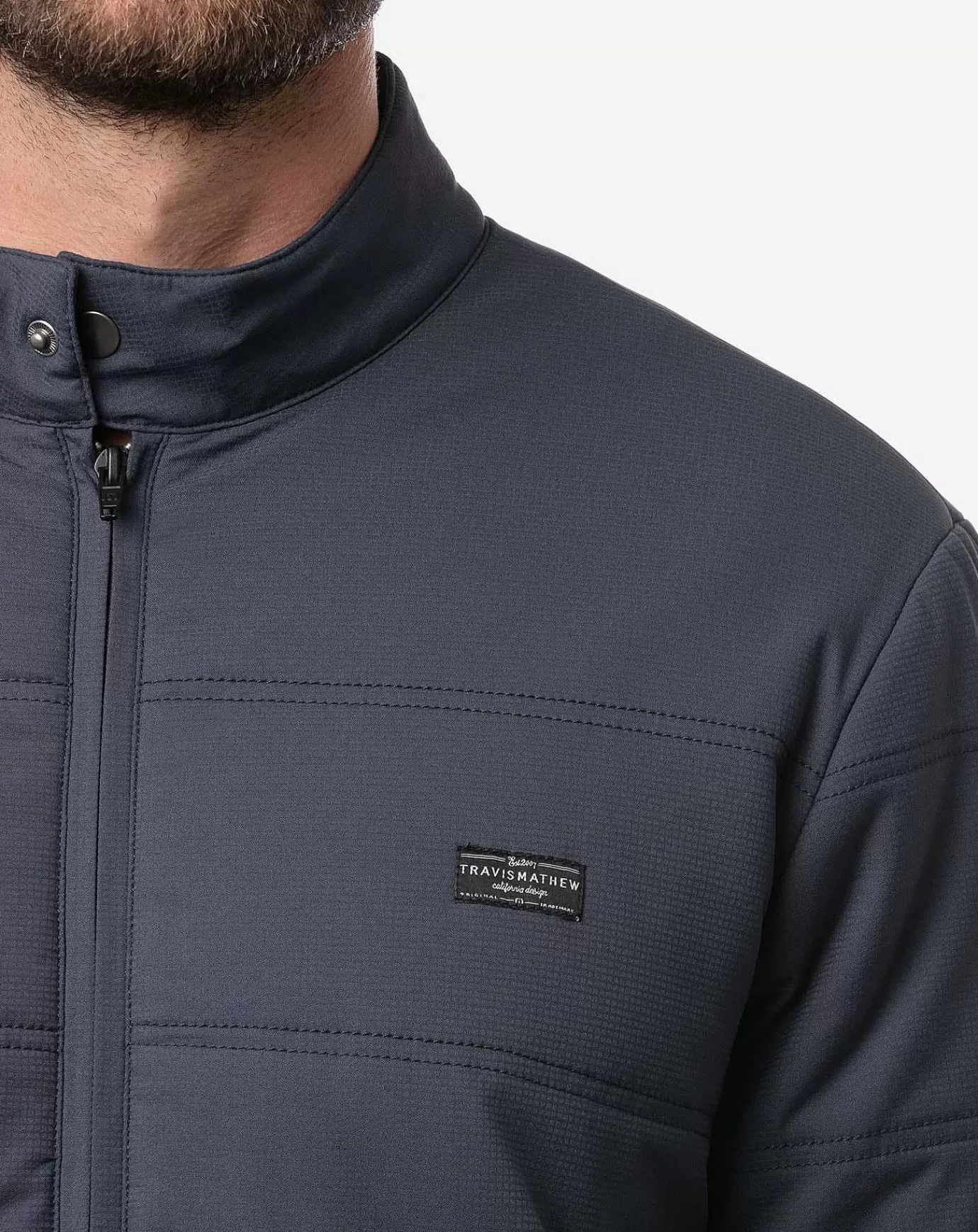 Online Travis Mathew Interlude Puffer Jacket Mood Indigo